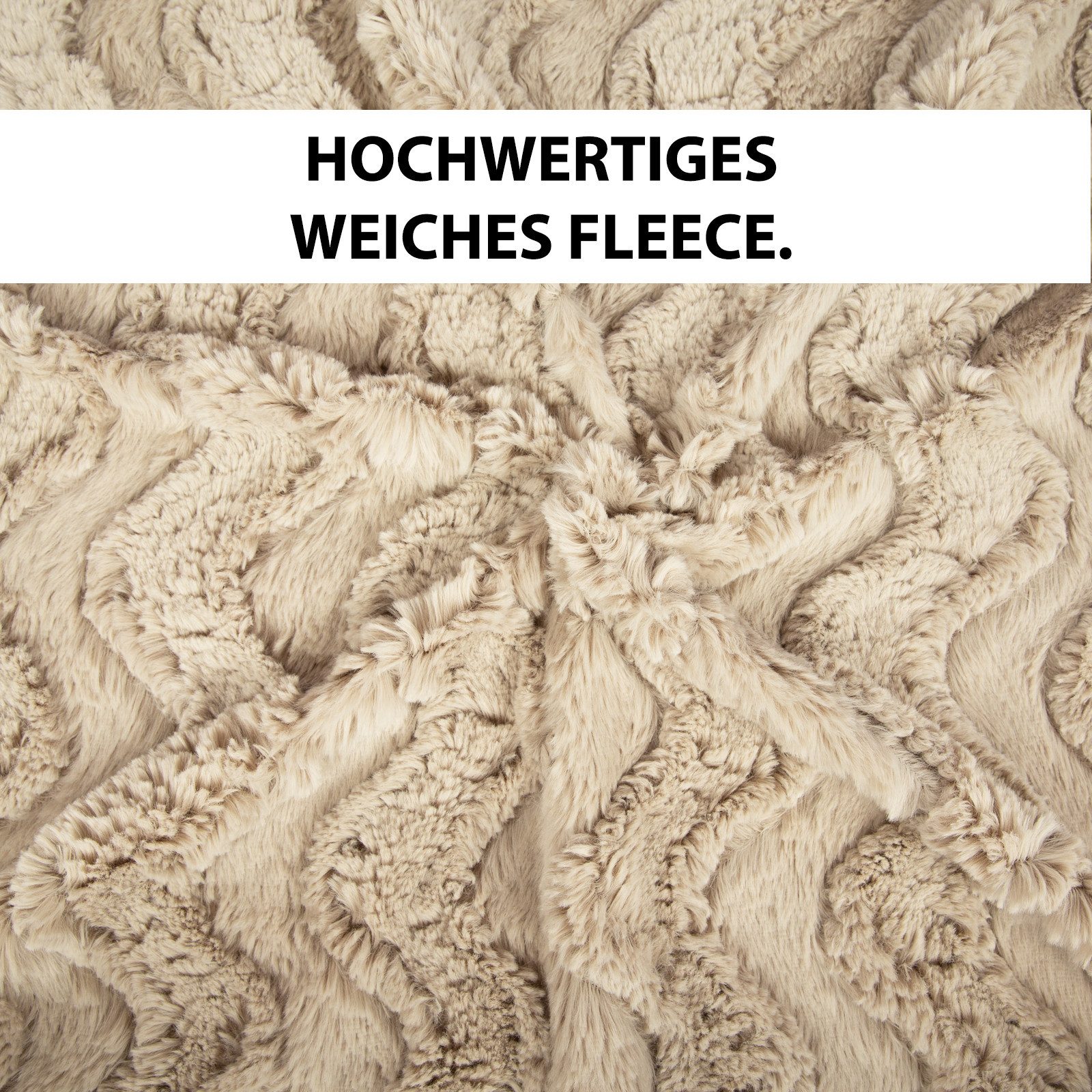 CopcoPet Tierdecke Hundedecke Cheyenne Beige ca.60 günstig online kaufen