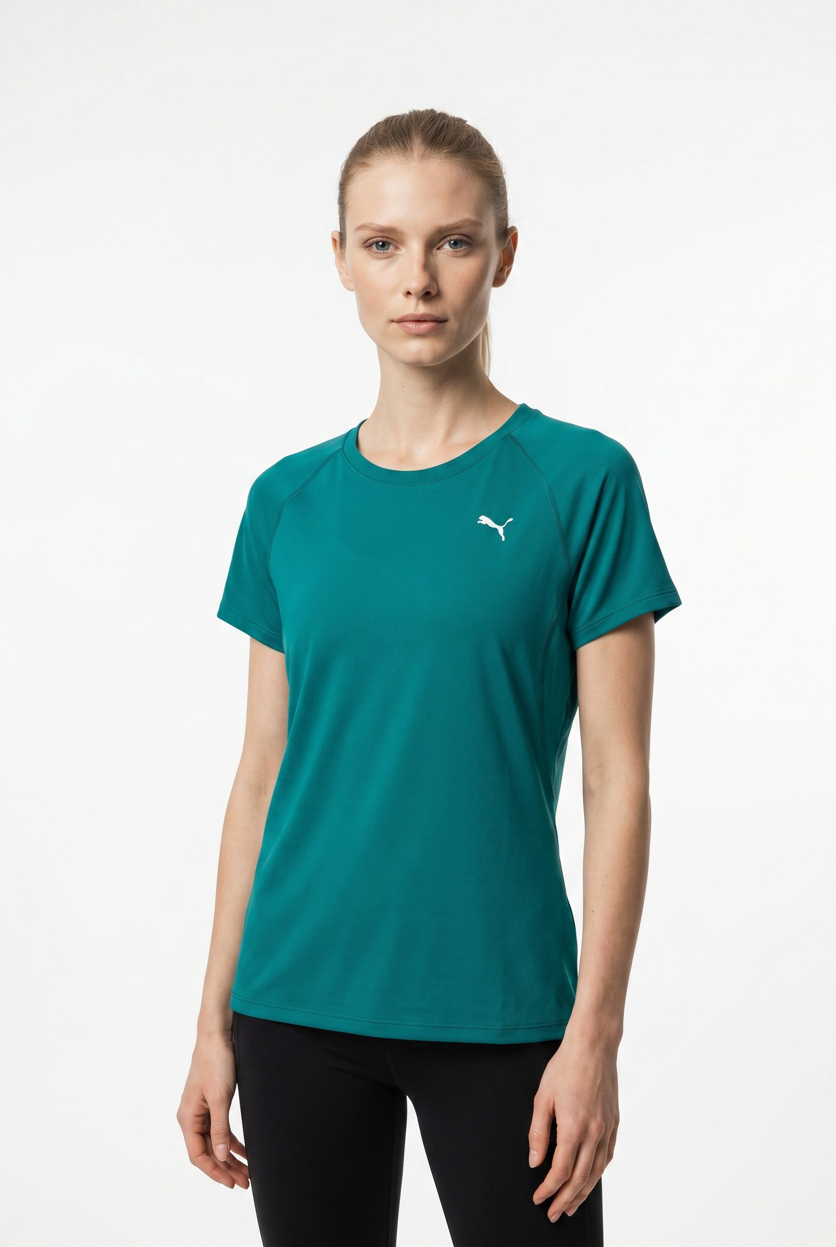 PUMA Laufshirt W RUN VELOCITY TEE (POLY) ergonomische Schnittführung, kurze Ärmel, sportliches T-Shirt