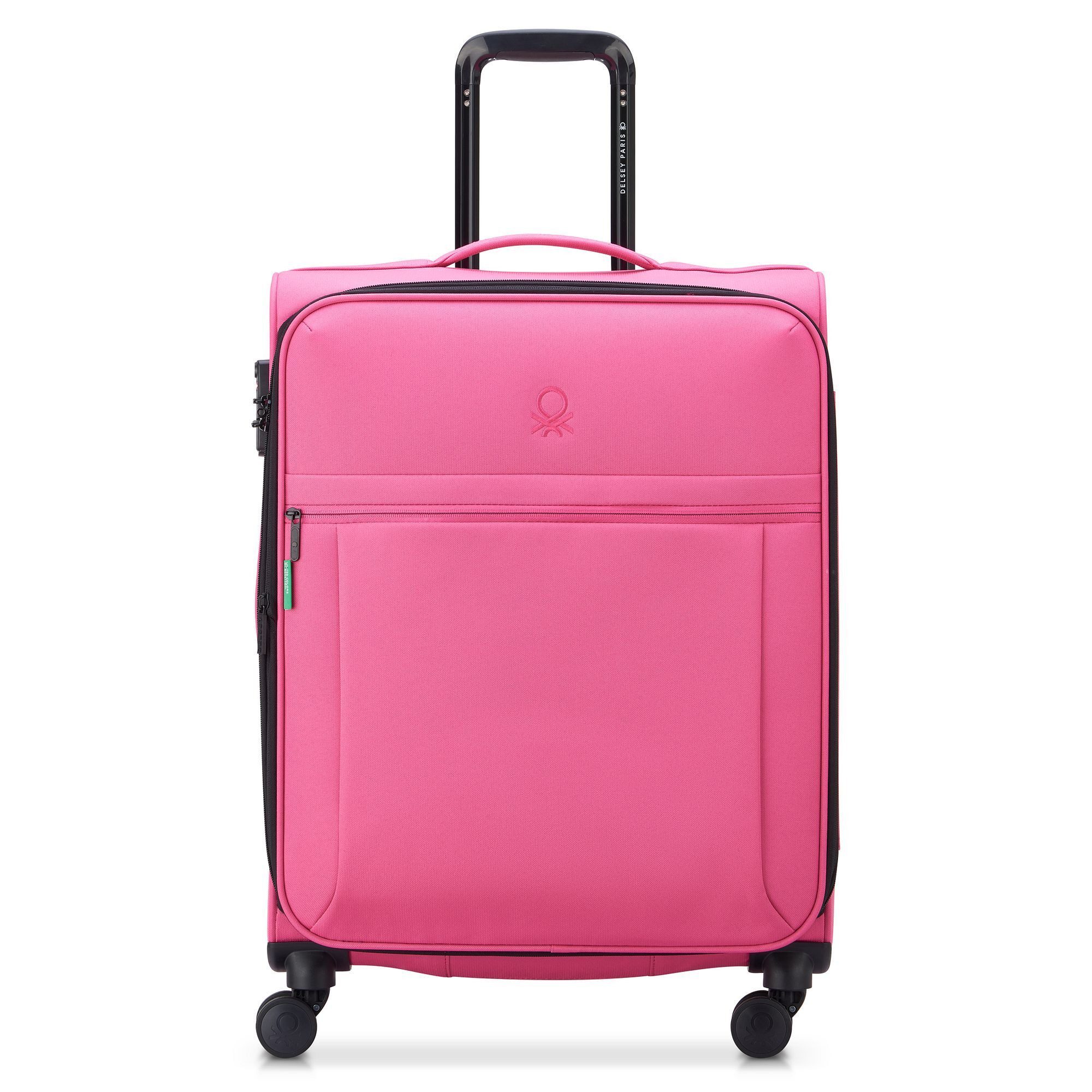 Delsey Paris Weichgepäck-Trolley Delsey Paris x United Colors of Benetton, 4 Rollen, Polyester