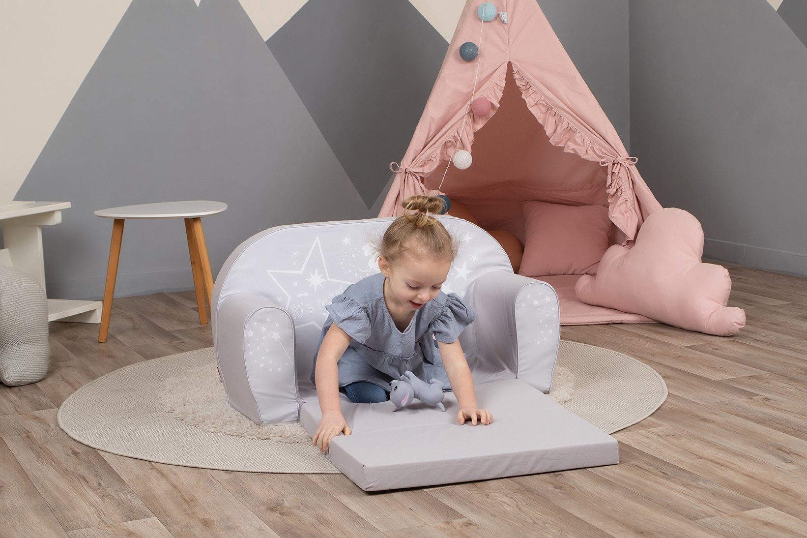 Kinder; in Made Knorrtoys® Sofa Grey, Fairy Europe für