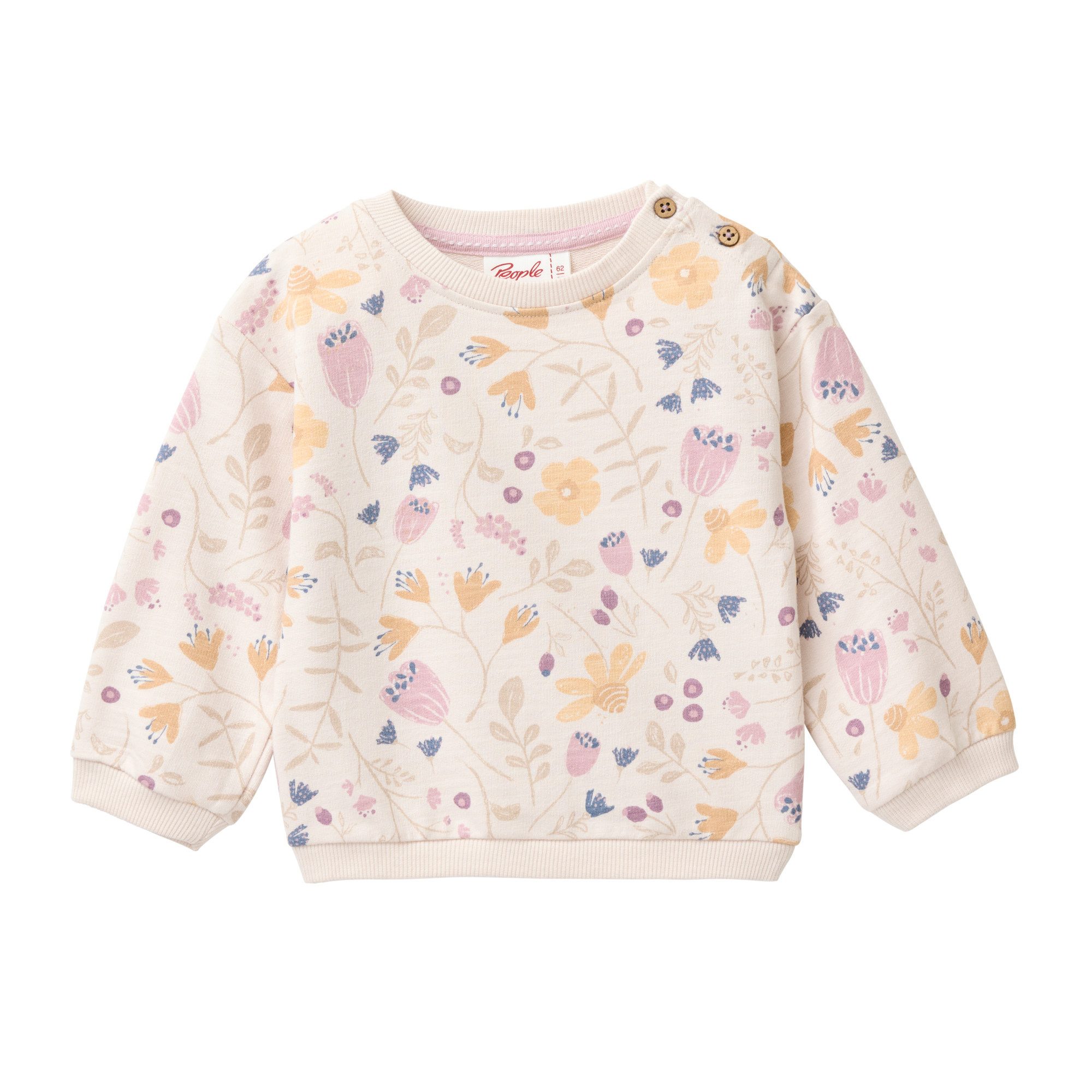 People Wear Organic Sweatshirt mit Motiv GOTS zertifiziert