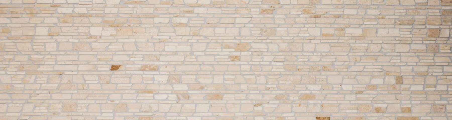 Marmor Mosani hellbeige Fliesenspiegel Bodenfliese Bad Naturstein Mosaik creme