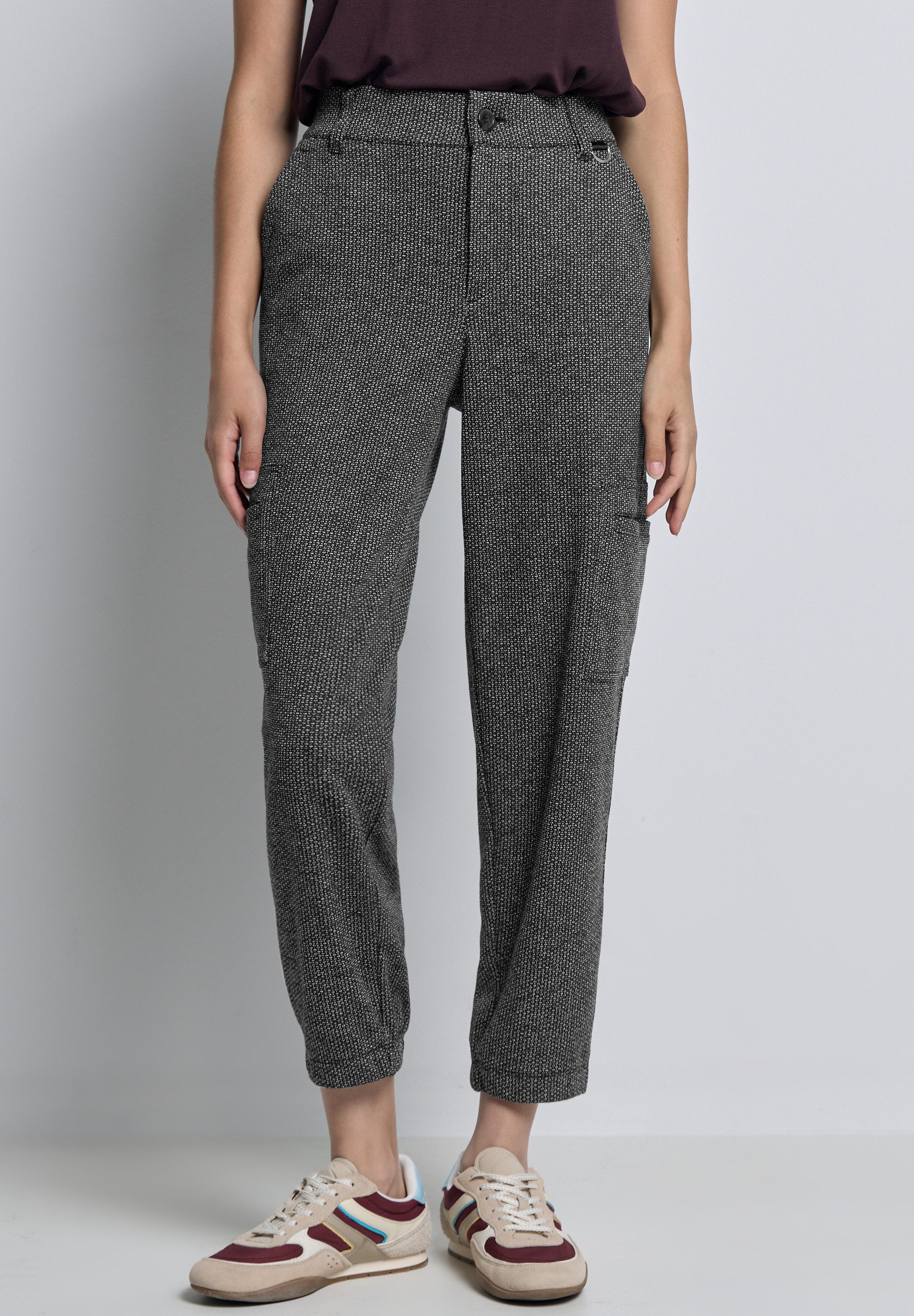 STREET ONE STUDIO Cargohose High Waist