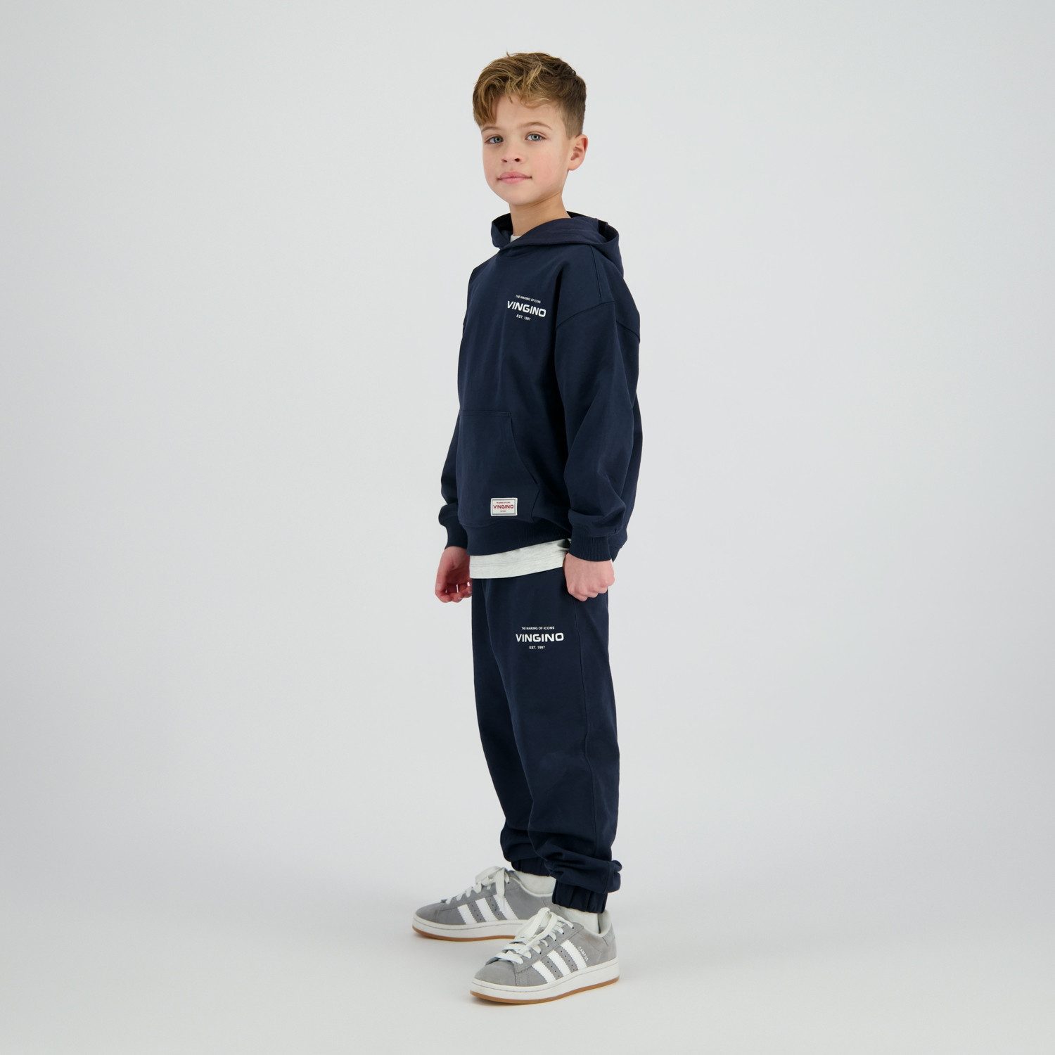 Vingino Sweathose mit Gummizug, Bindeband und Logo-Print, for boys