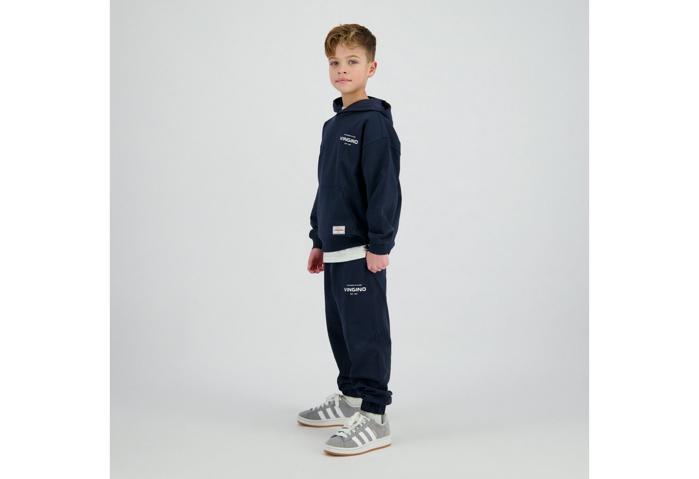 Vingino Sweathose mit Gummizug, Bindeband und Logo-Print, for boys