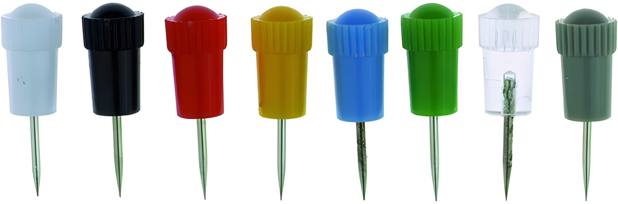 ALCO Moderationskoffer Alco Stoßnadel Kunststoff sortiert 12mm 50 ST