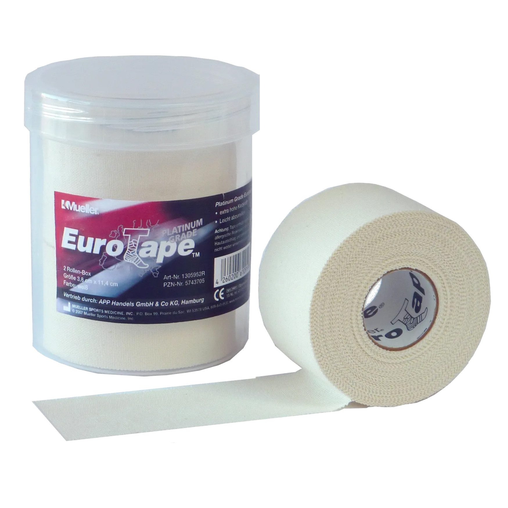 Mueller Sports Medicine Kinesiologie-Tape Mueller Euro Tape Platinium Grade (Physio-Dose)