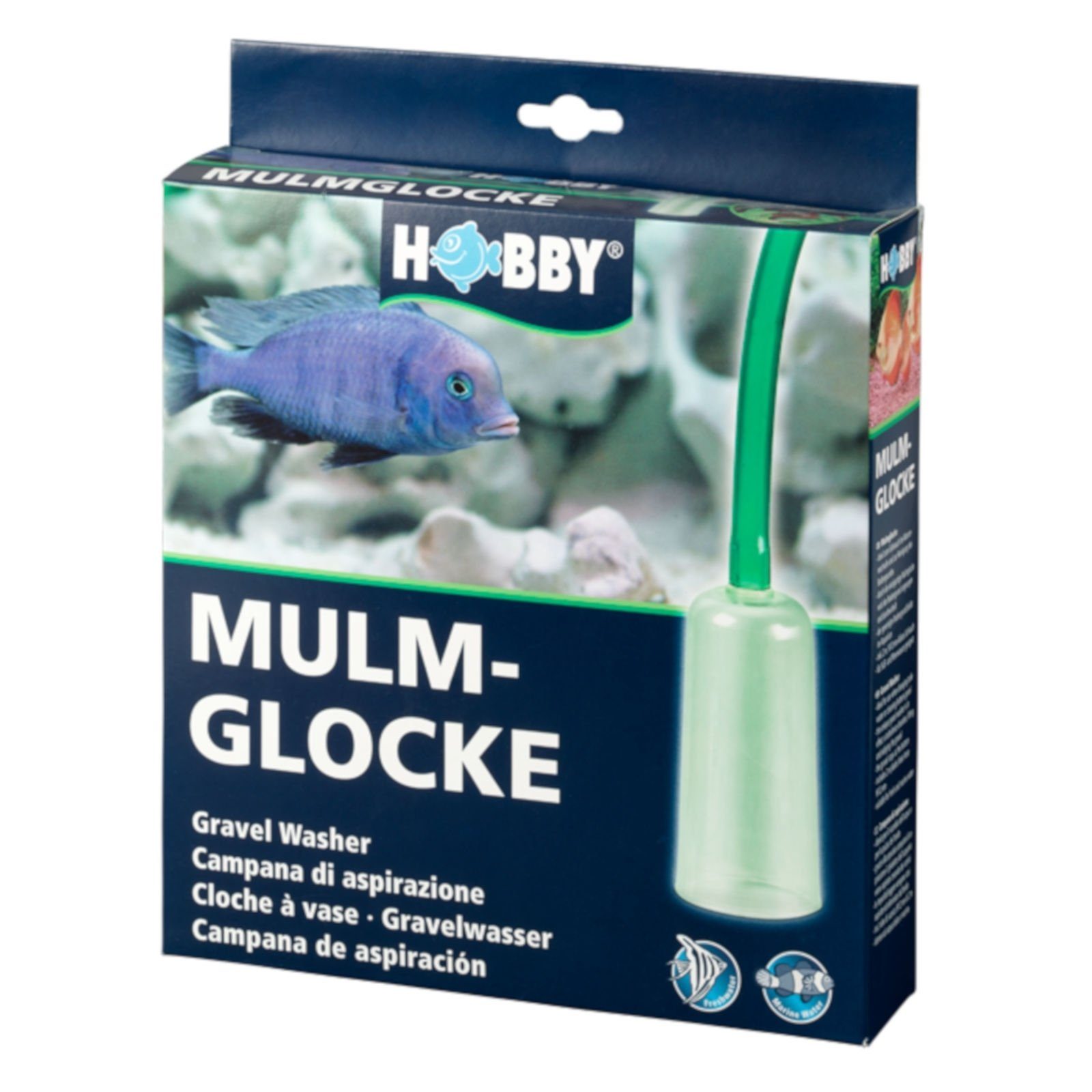 HOBBY Aquariumpflege Mulmglocke, mit 2 m Schlauch