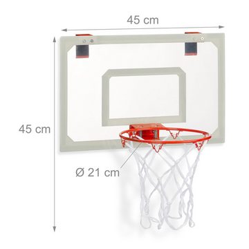 relaxdays Basketballkorb Basketballkorb fürs Zimmer