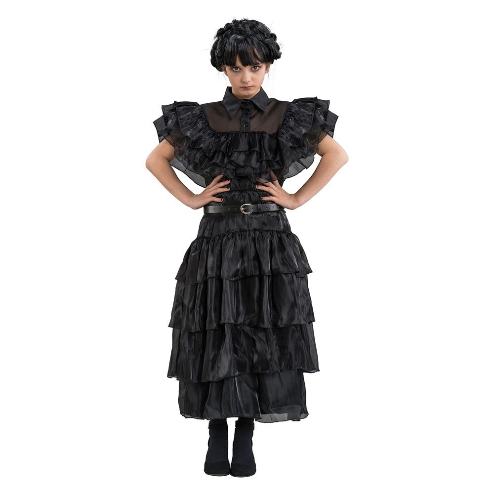 CHAKS Kostüm Kinderkostüm Wednesday Prom Night Kleid
