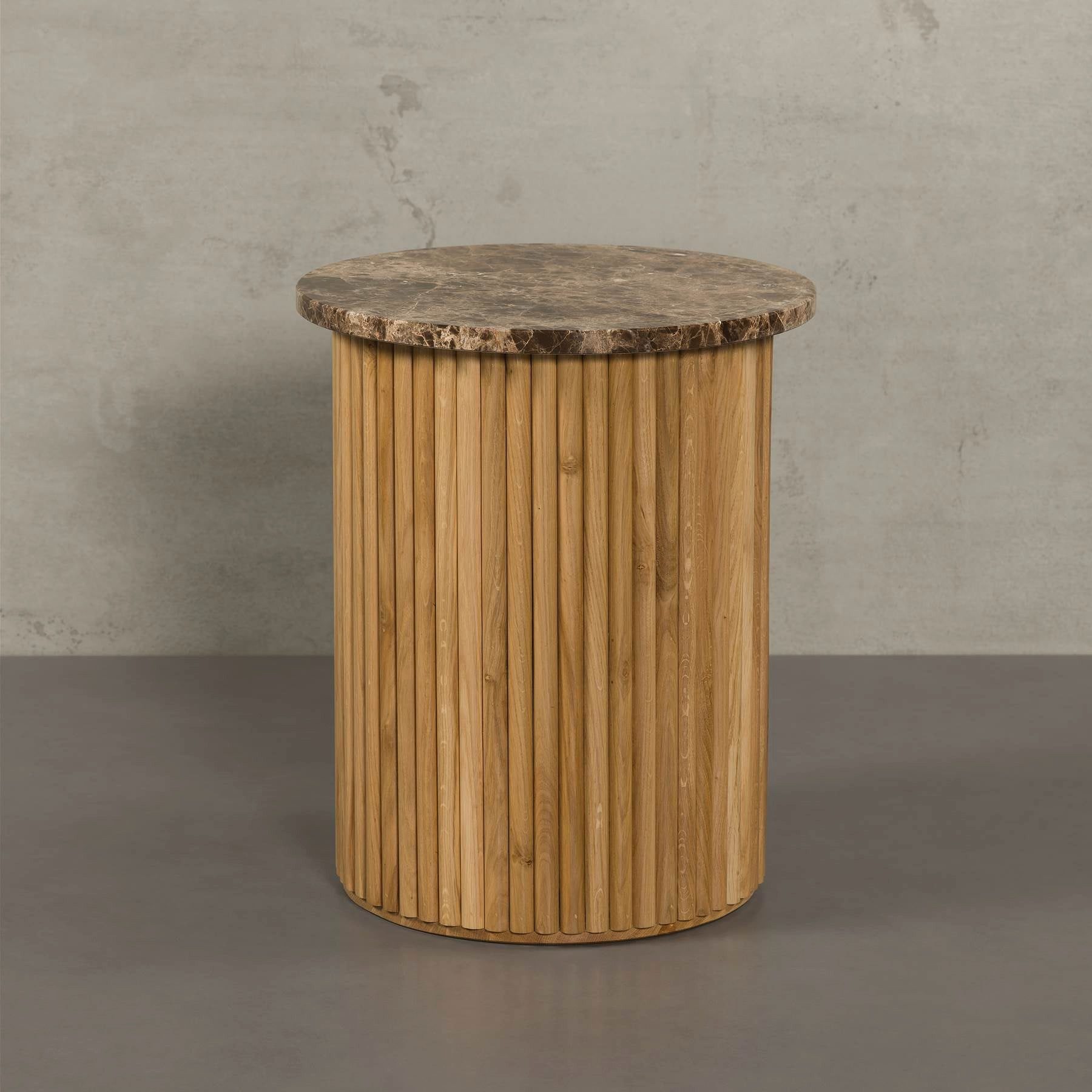 MAGNA Atelier Beistelltisch Victoria Marmor Beistelltisch, Einzigartige Marmor- und Quarzitoptionen