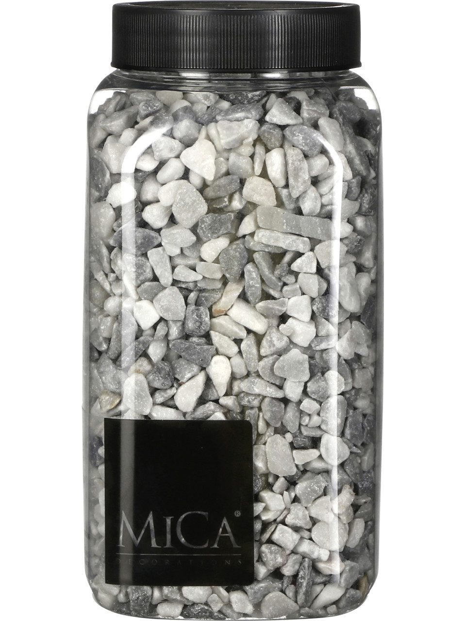 Mica Decorations Dekosteine Mica Deko Steine hellgrau 650 ml