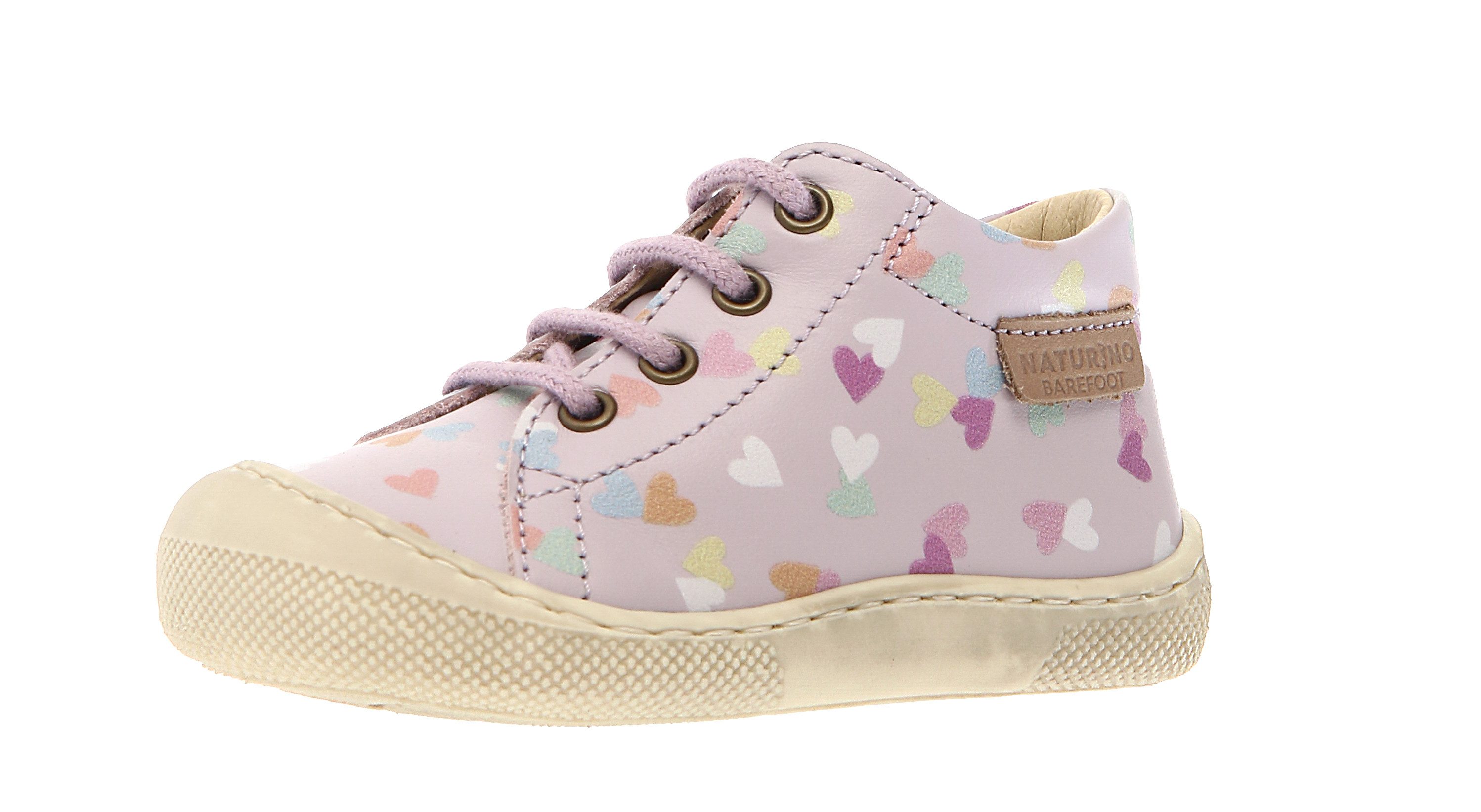 Naturino Barfußschuhe Amur Halbschuhe Schnürer Leder Sneaker