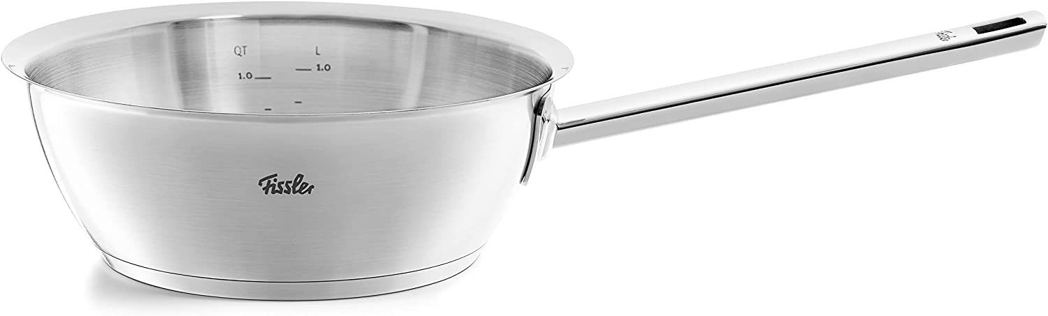 Fissler Сотейники ORIGINAL-PROFI COLLECTION®, Edelstahl 18/10 (1-tlg), mit breitem Schüttrand, Kaltmetallgriffen. Made in Germany, Induktion