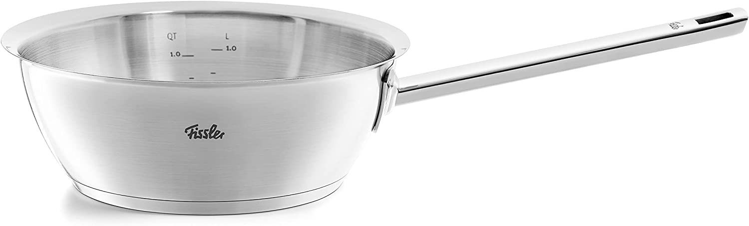 Fissler Sauteuse ORIGINAL-PROFI COLLECTION®, Edelstahl 18/10 (1-tlg), mit breitem Schüttrand, Kaltmetallgriffen. Made in Germany