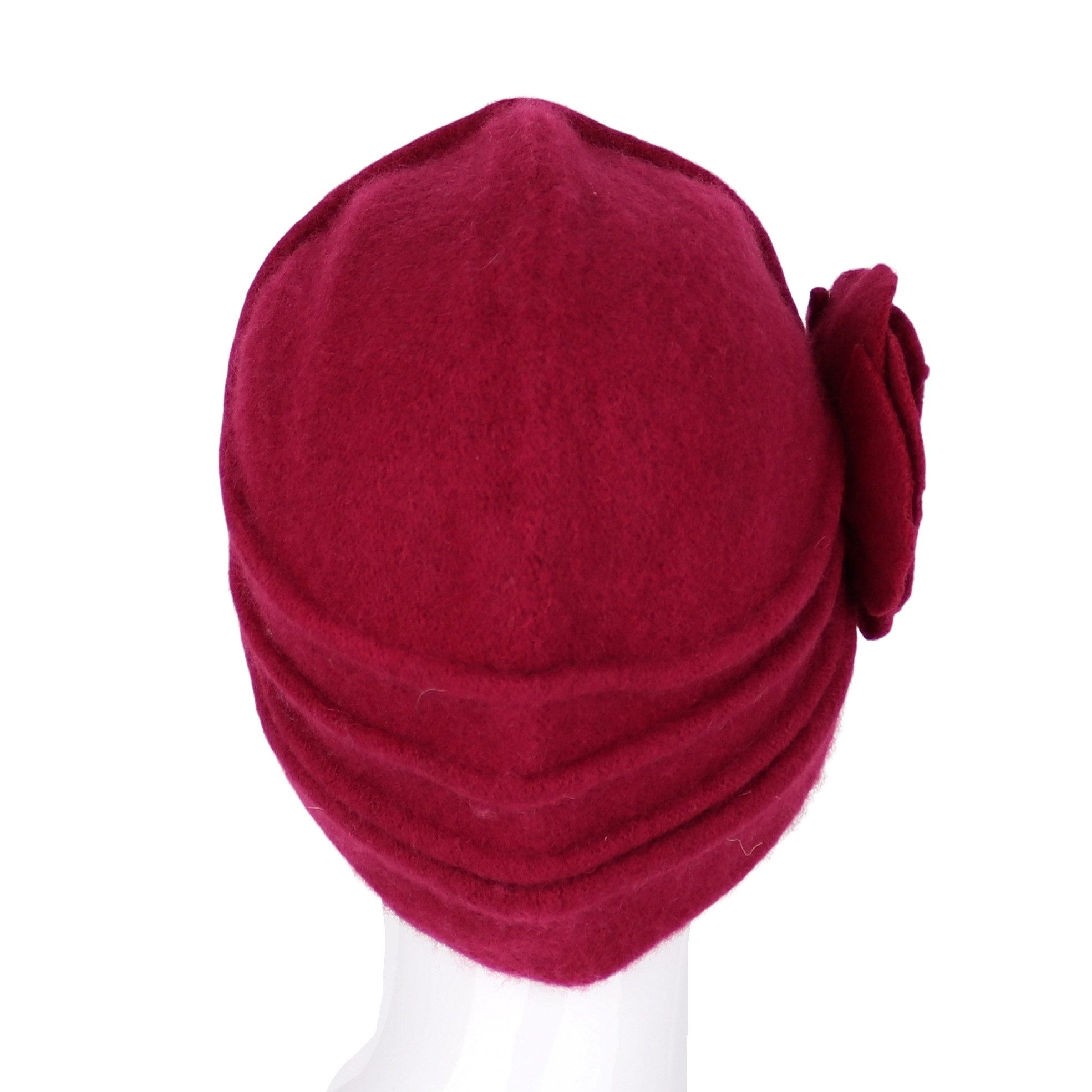 MIRROSI Filzhut Damen Wollfilzhut Wollhut mit Blumen 100% Schurwolle günstig online kaufen