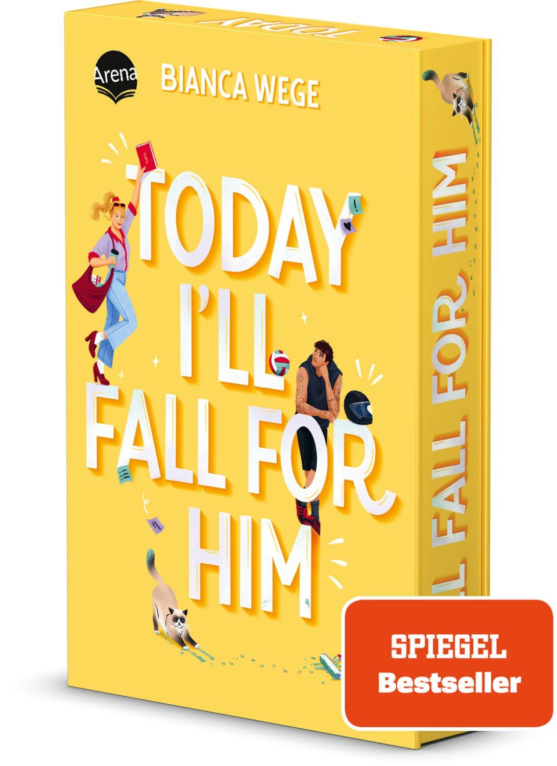 Today I’ll Fall For Him (3) / Bianca Wege, Humorvolle Sports Romance der SPIEGEL-Bestseller-Autorin Bianca Wege (Die Today-Reihe Band 3). Mit Farbschnitt. Exklusiv nur in der 1. Auflage: Charakterkarte. College Romance meets Strangers to Lovers, SPIEGEL-Bestseller
