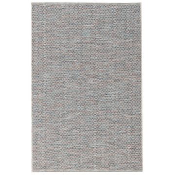 Outdoorteppich In- und Outdoor Teppich Flachgewebe Carmel Meliert, Pergamon, Rechteckig, Höhe: 4 mm