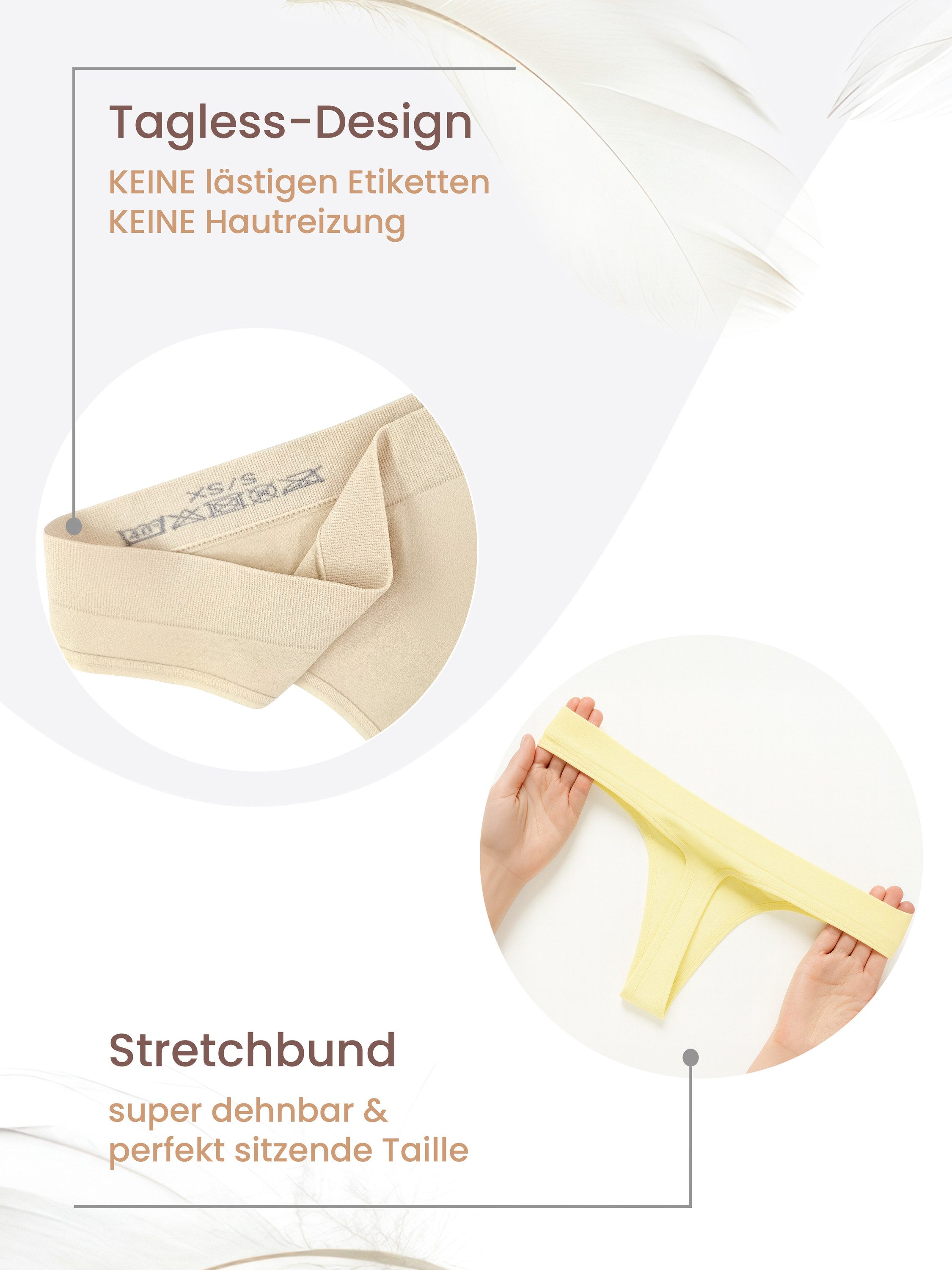 Yenita® String (6-St) aus weicher Microfaserqualität