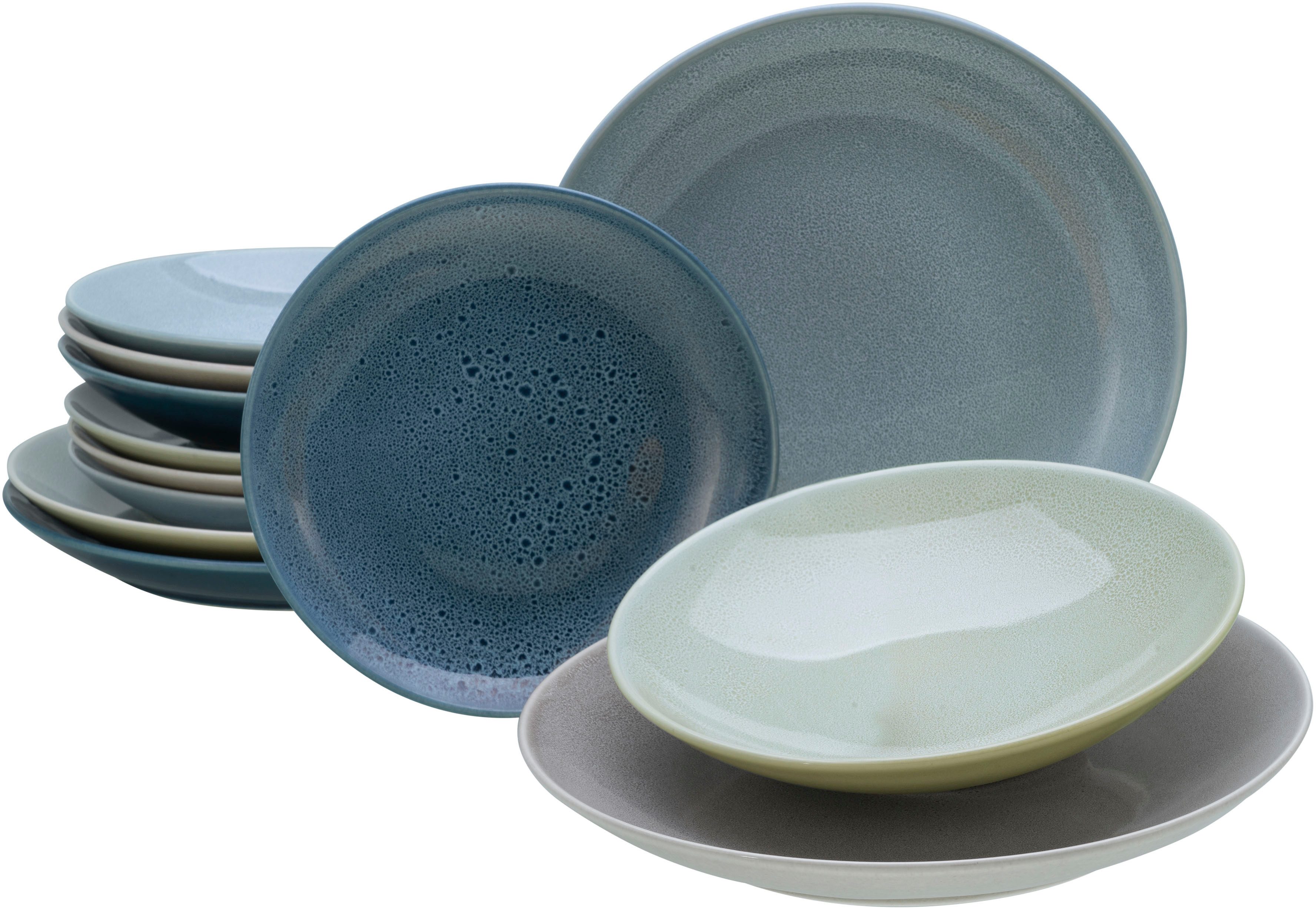 Teller-Set Geschirr-Set Reactive