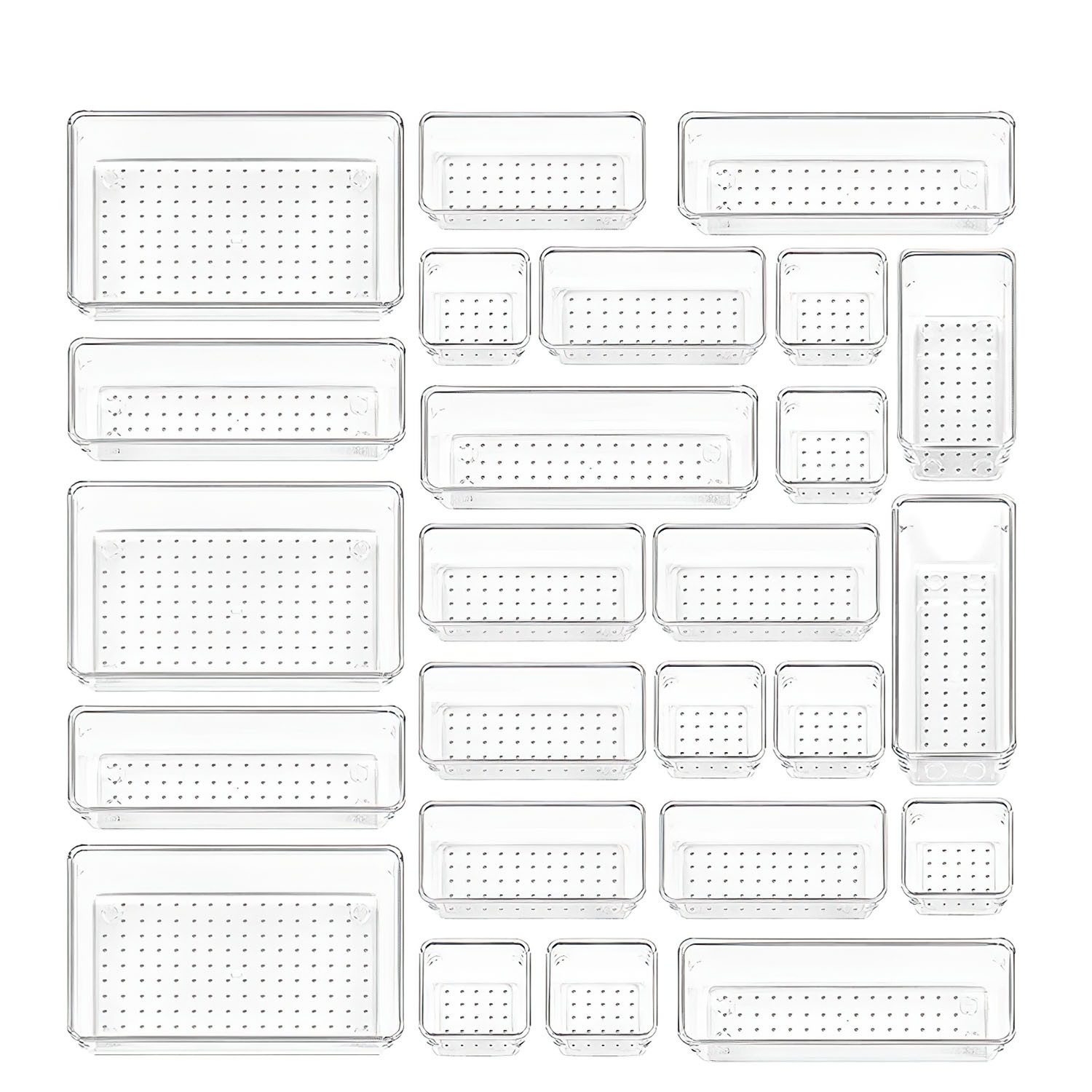 Organizer 25 St Organizer Schubladen Organizer mit 4 Größen Make up Organizer
