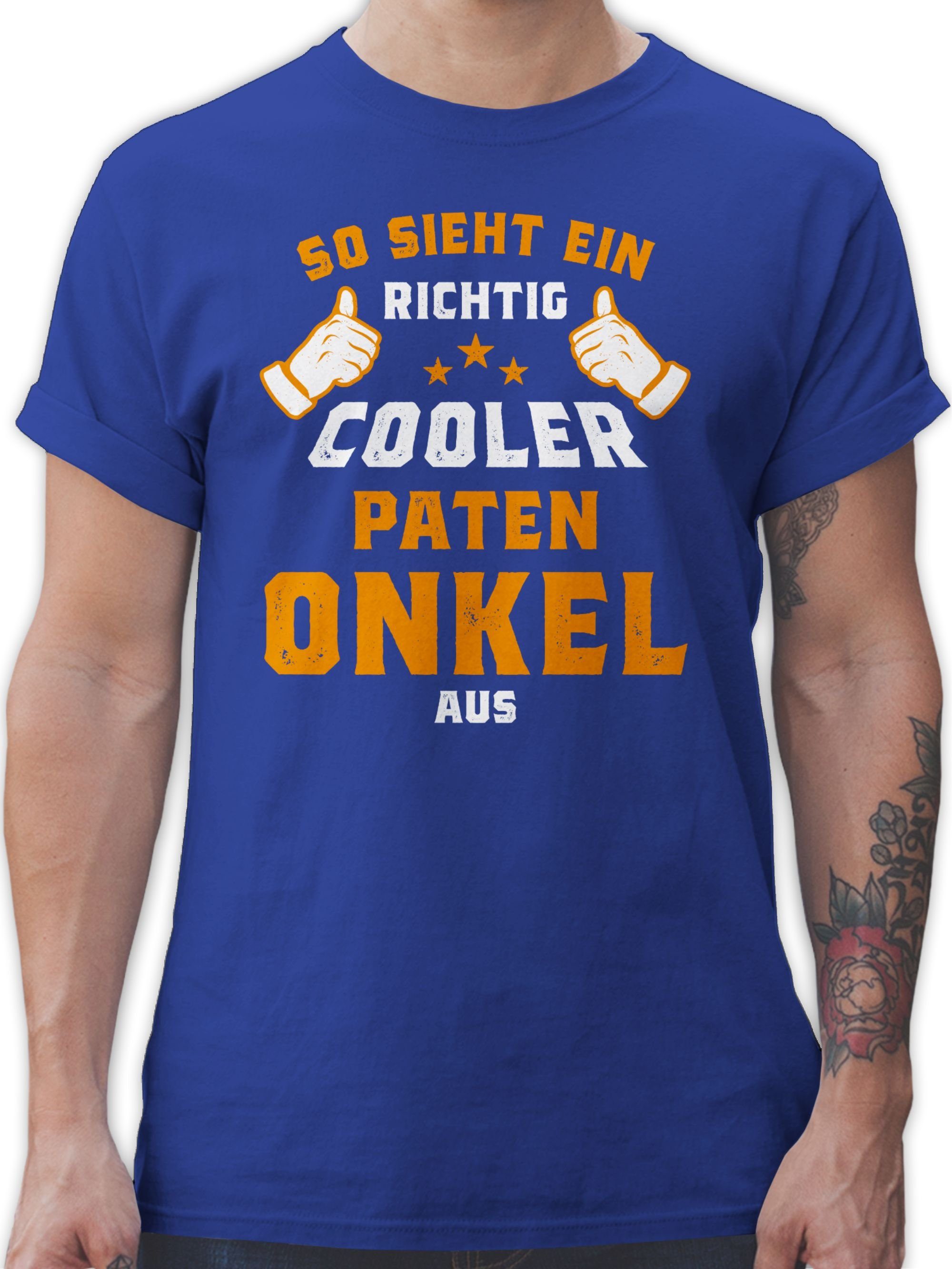 T-Shirt So sieht ein richtig cooler Patenonkel aus I Geschenk Patenonkel