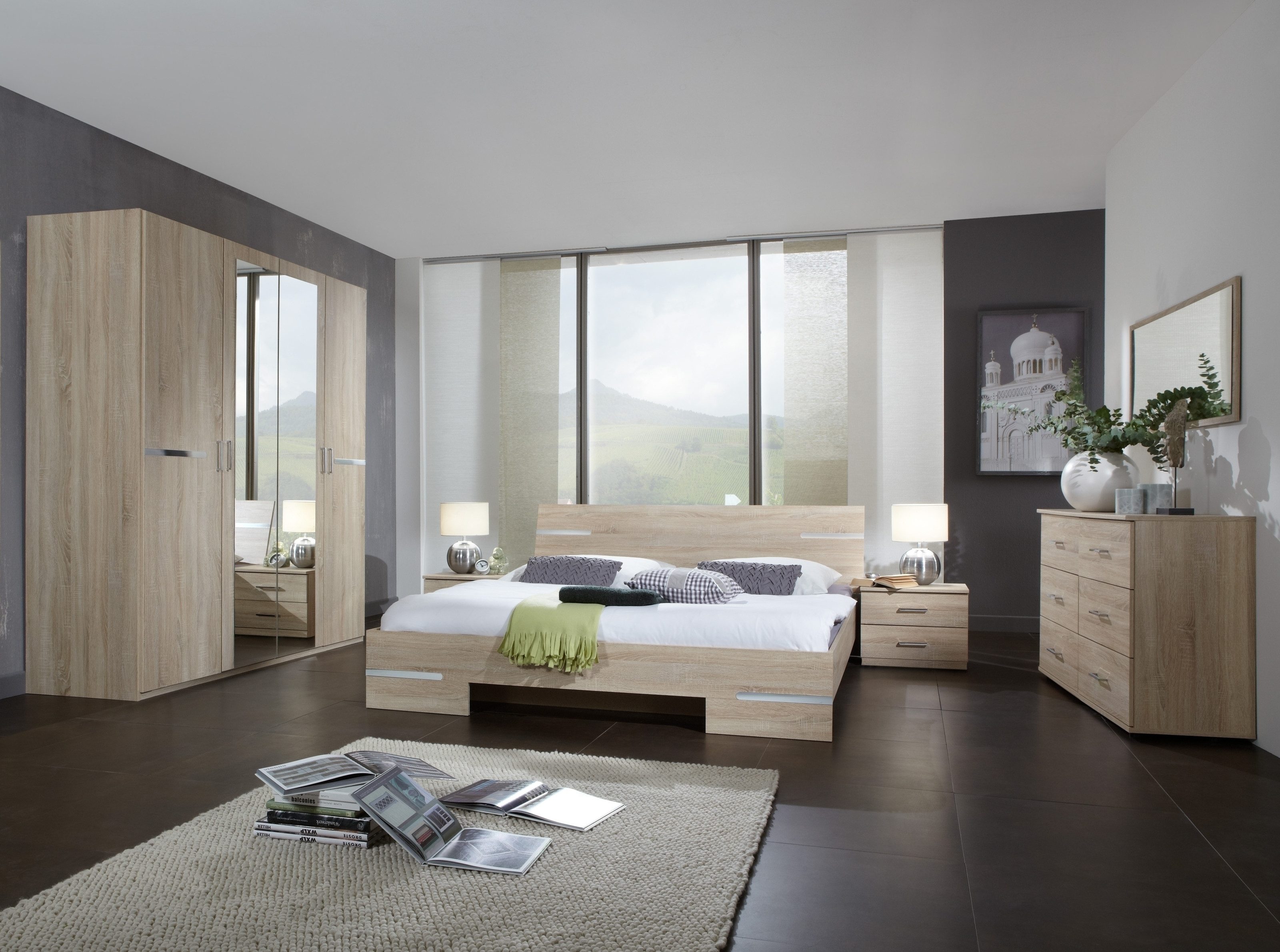 Wimex Nachtschrank in EICHE SAEGERAU-NACHBILDUNG - 52x40x38cm (BxHxT)