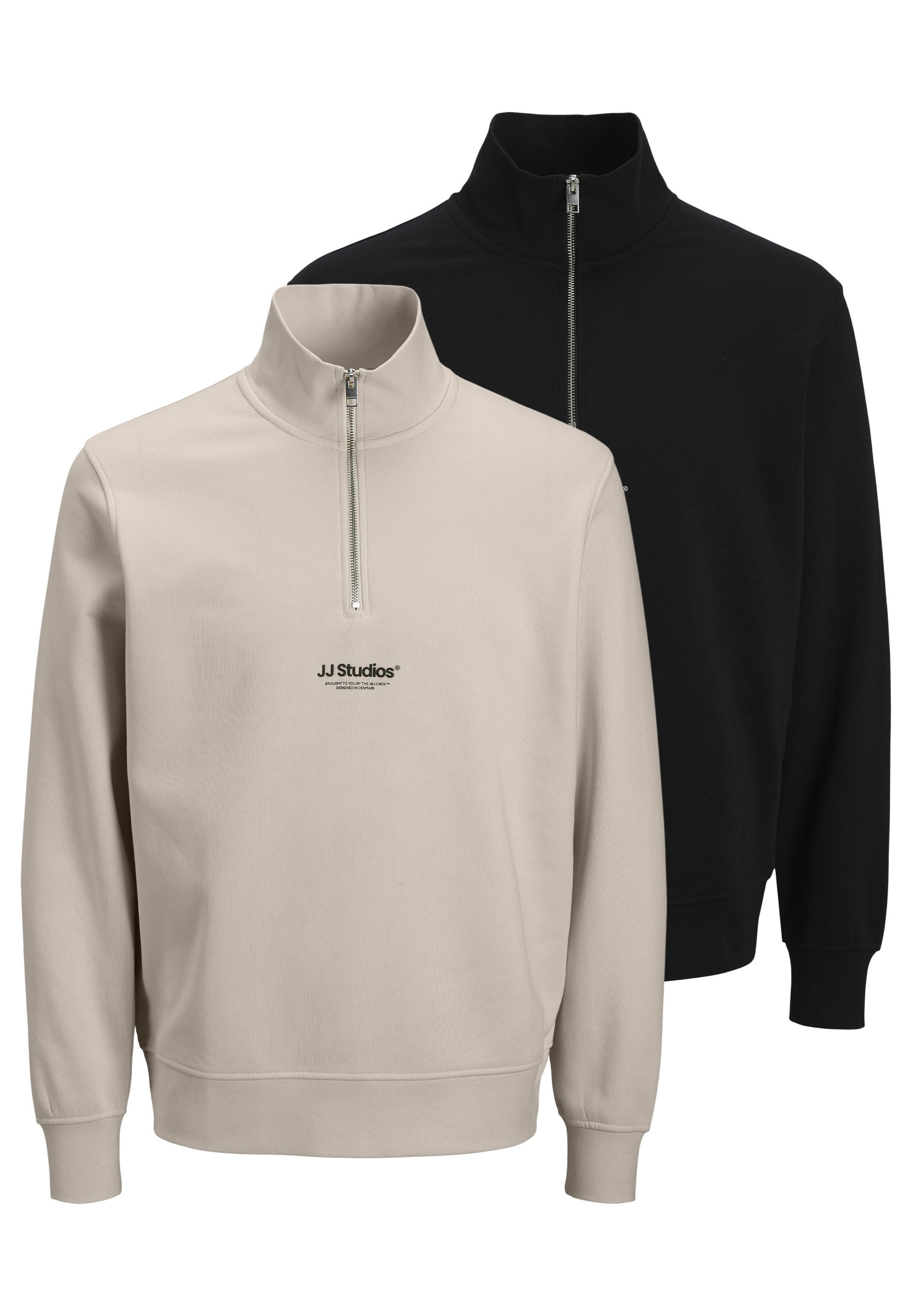 Jack & Jones Sweatshirt 2er Pack Soho (Spar-Set, 2-tlg) Sweattroyer - Baumw günstig online kaufen