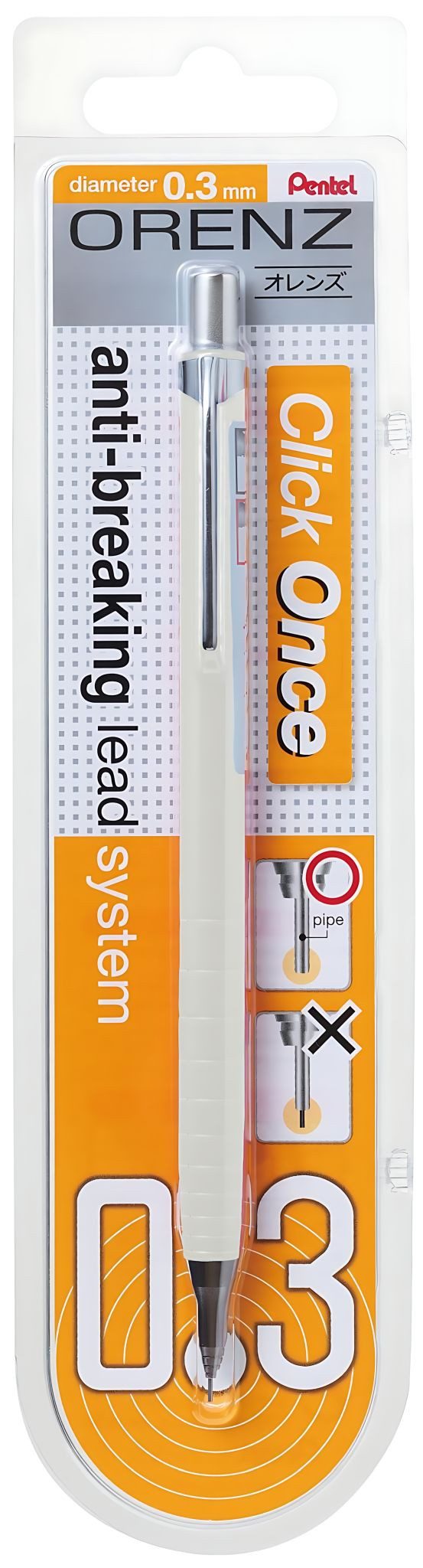 PENTEL Druckbleistift Pentel ORENZ Druckbleistift 0,3mm/B
