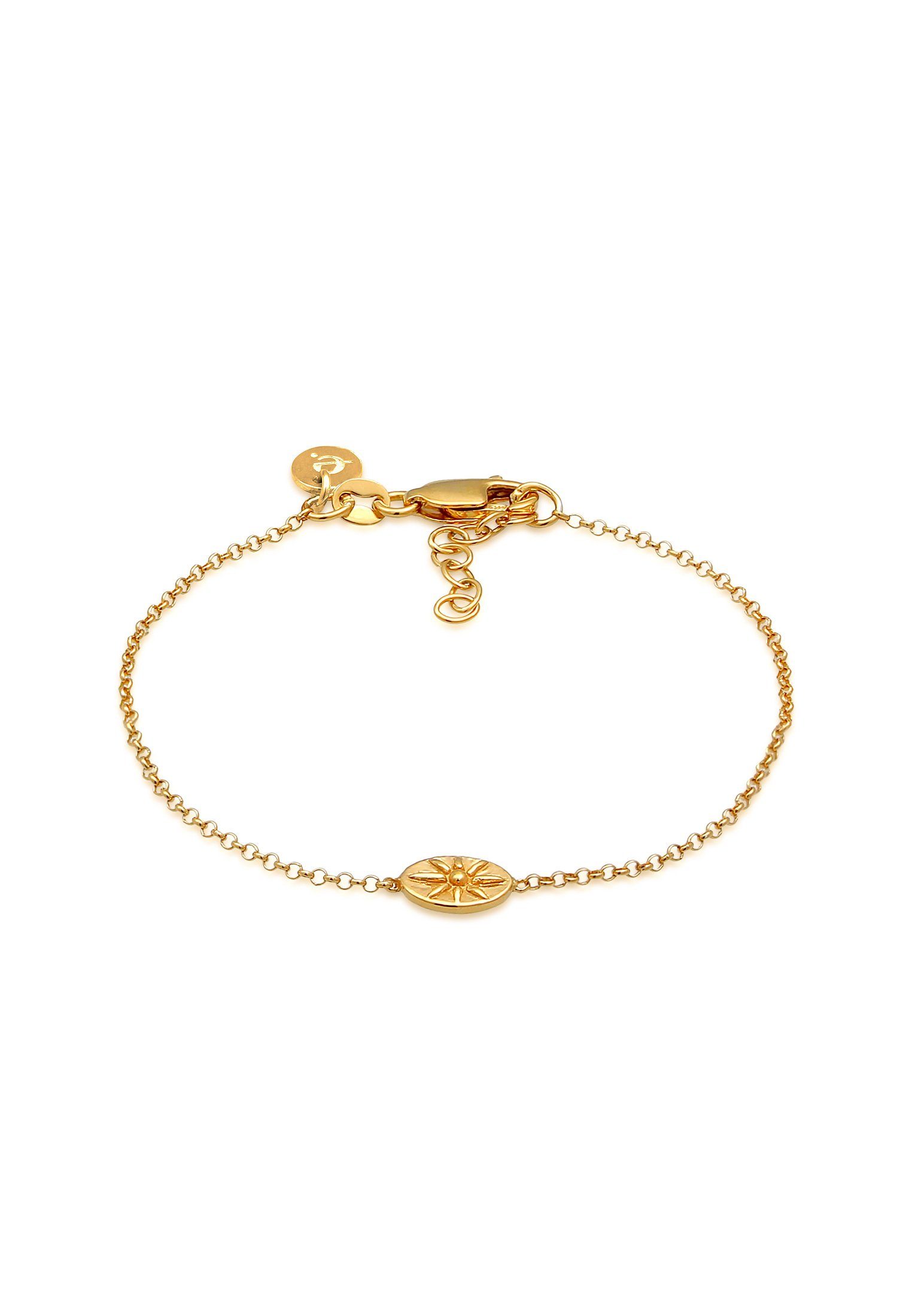 [Schauen Sie sich neue Artikel an!] Elli Armband Kids 925 Silber, Sonne Gold Elli