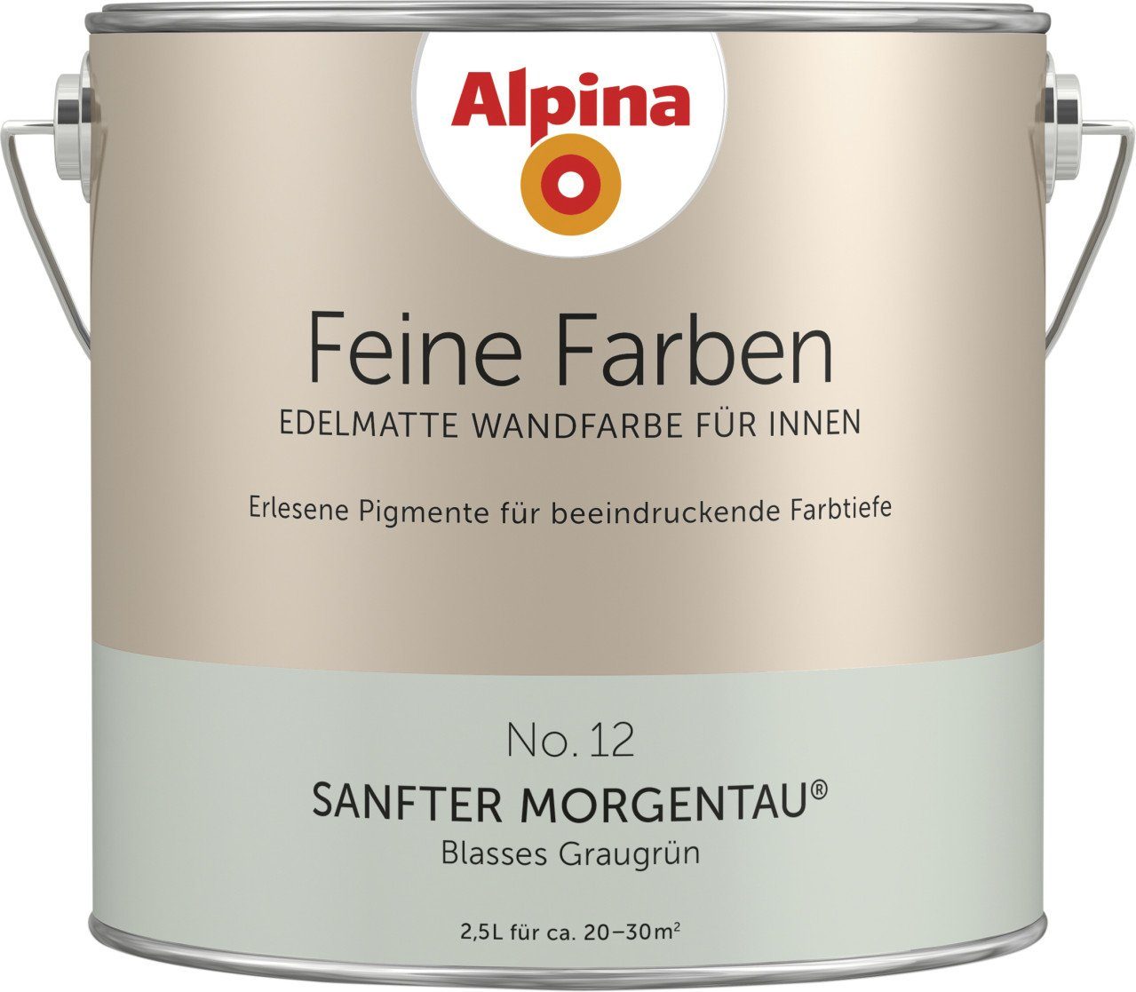 Alpina Wandfarbe Alpina Feine Farben Wandfarbe No. 12 Sanfter