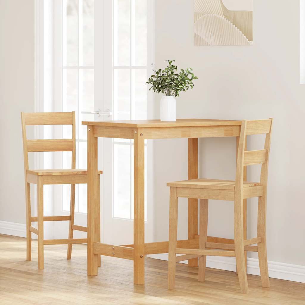 vidaXL Barhocker Barhocker 2 Stk. Natur günstig online kaufen