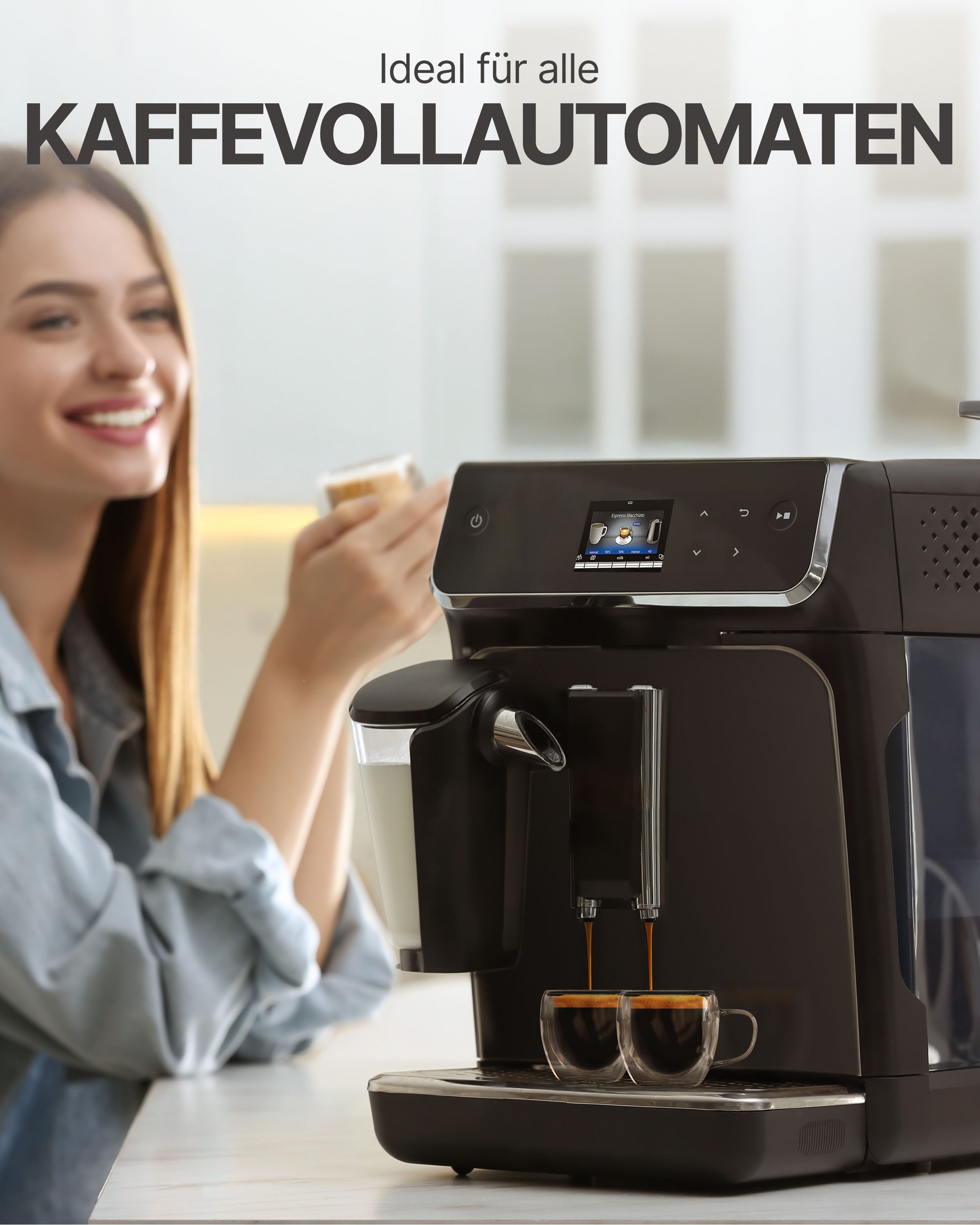 Lemontree Thermotasse 4er Set Cappuccino Tassen - Latte Macchiato Gläser doppelwandig, 180 Grad spülmaschinenfest und hitzebeständig - Gastronomie Qualität