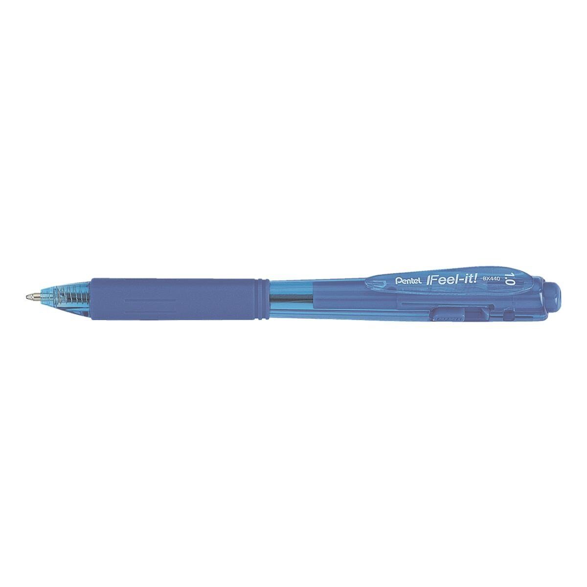 BX440, PENTEL blau Fast-Flow-Tinte Kugelschreiber mit IFeel-it!