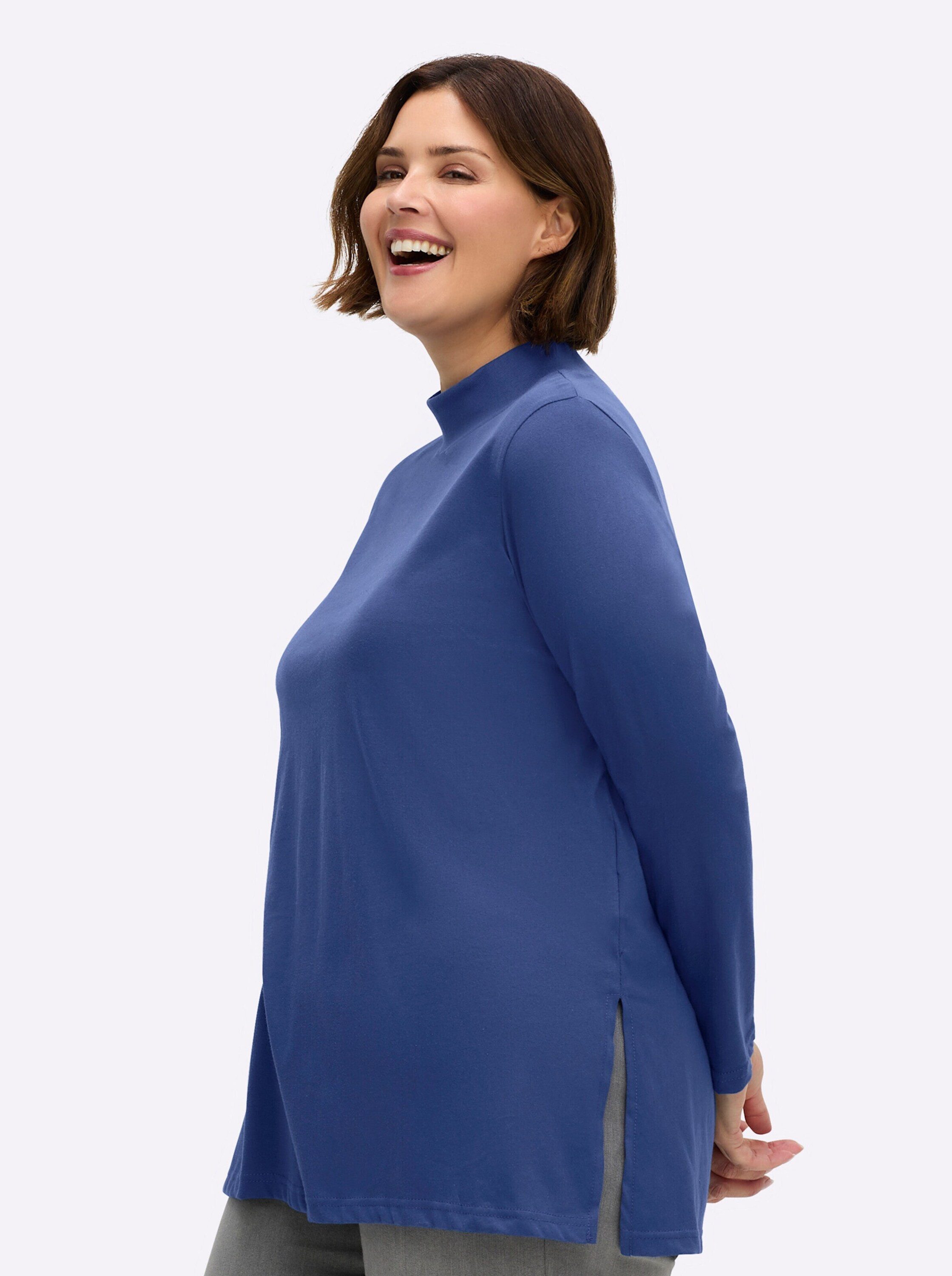 Sieh an! T-Shirt Longshirt Langarm