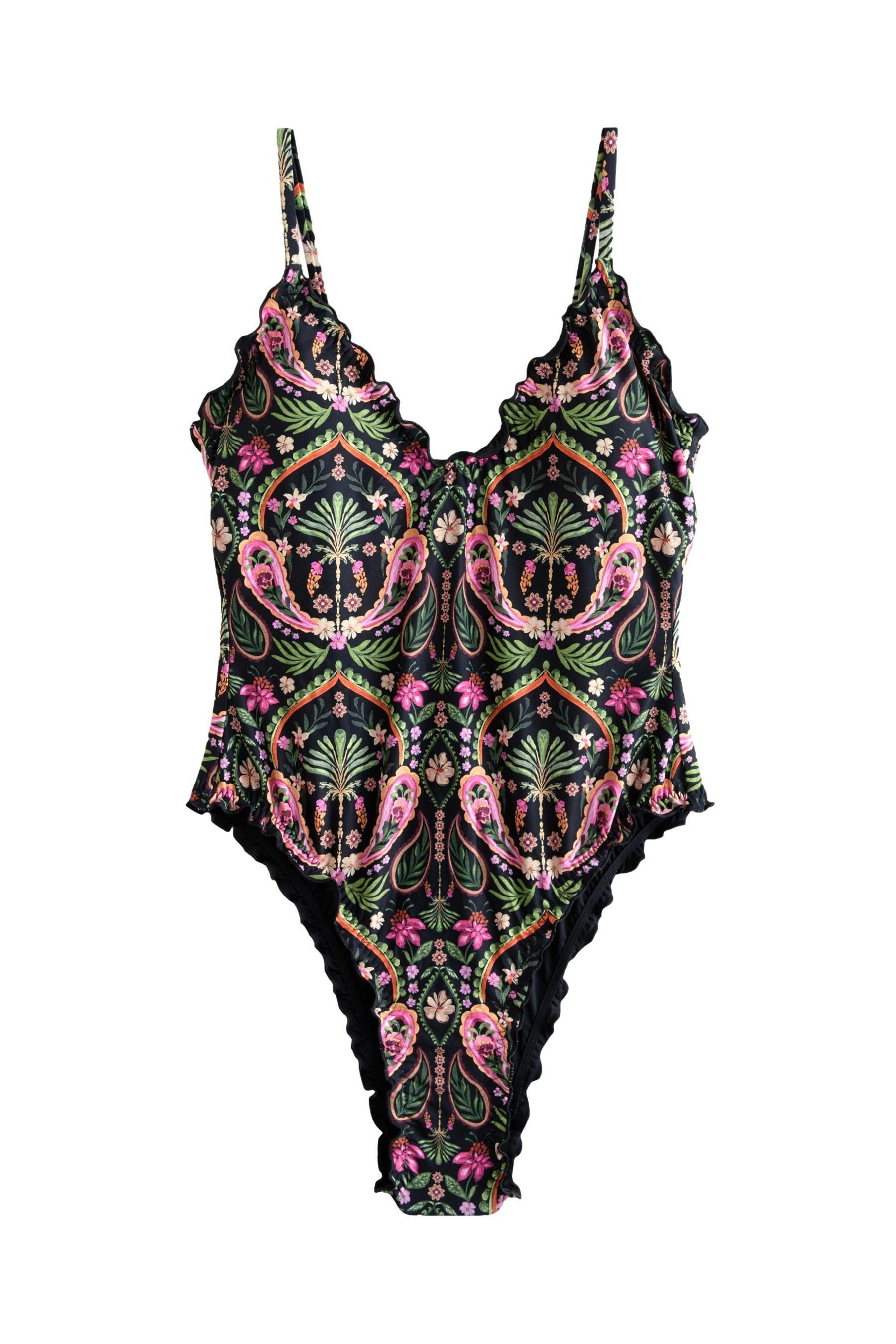 Next Badeanzug Tief ausgeschnittener Bauweg-Badeanzug (1-St) günstig online kaufen