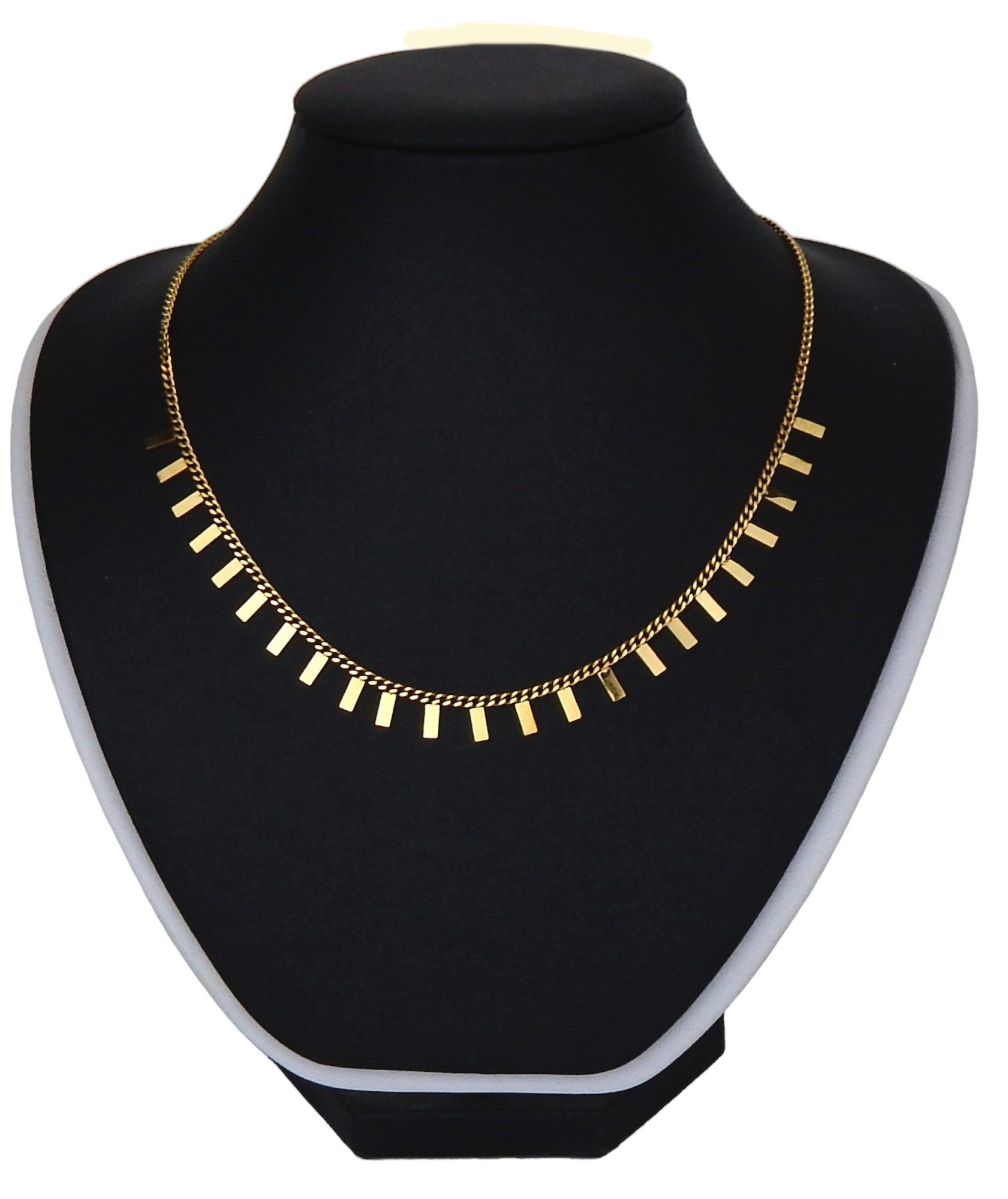 Ella Jonte Choker, kurze Halskette gold Edelstahl Kette in Geschenktüte