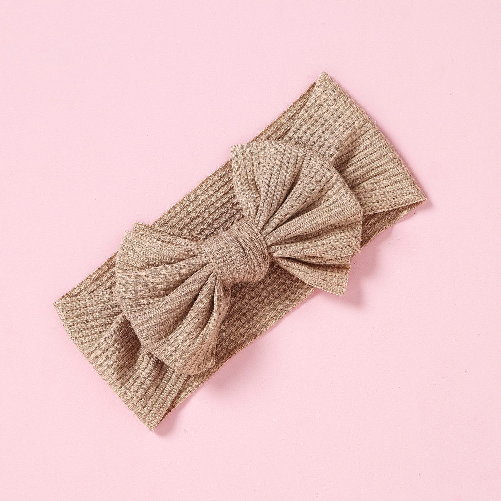 KINSI Diadem 5 Stück Baby-Stirnband mit Schleifenverzierung, breiter Rand, 17*8cm (5-tlg), Ideal als Baby-Geschenk für Feste, Geburtstage, Feiertage und Partys