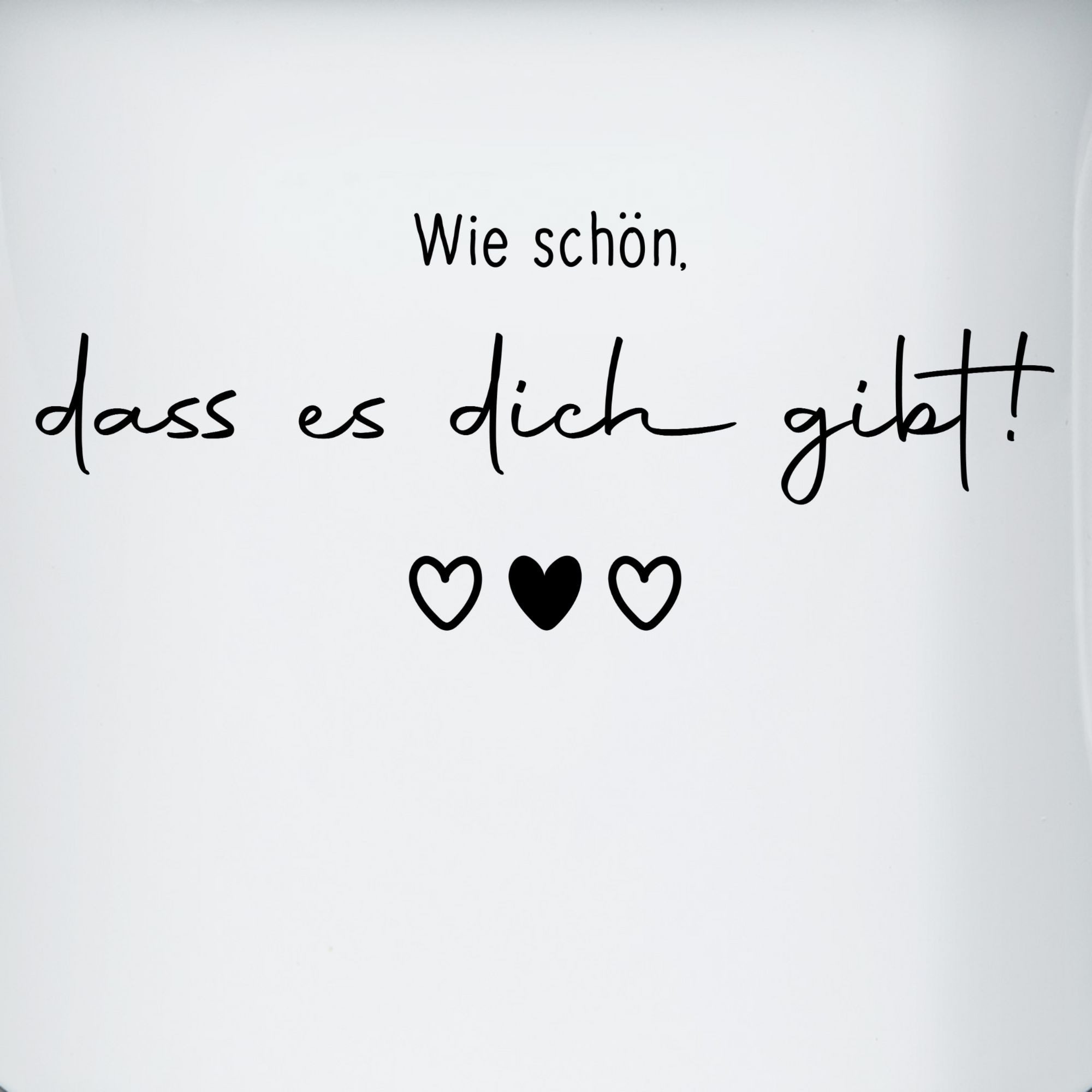 Shirtracer Tasse Wie schön dass es Dich gibt - Schöne Geschenke Beste Freundin Besten F, 1-tlg., Stahlblech, Freundin