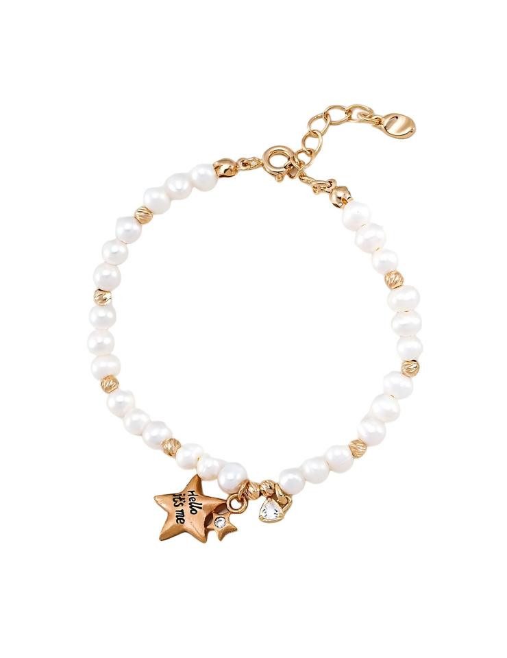 Silberarmband S925 Sterling Silber,perlenarmband damen,armband mit anhänger mädchen