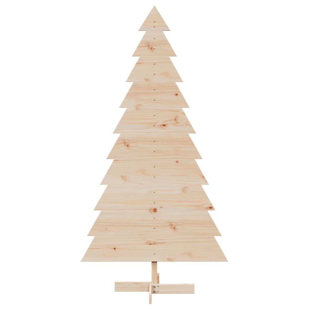 vidaXL Künstlicher Weihnachtsbaum Weihnachtsbaum Holz zum Schmücken 180 cm Massivholz Kiefer