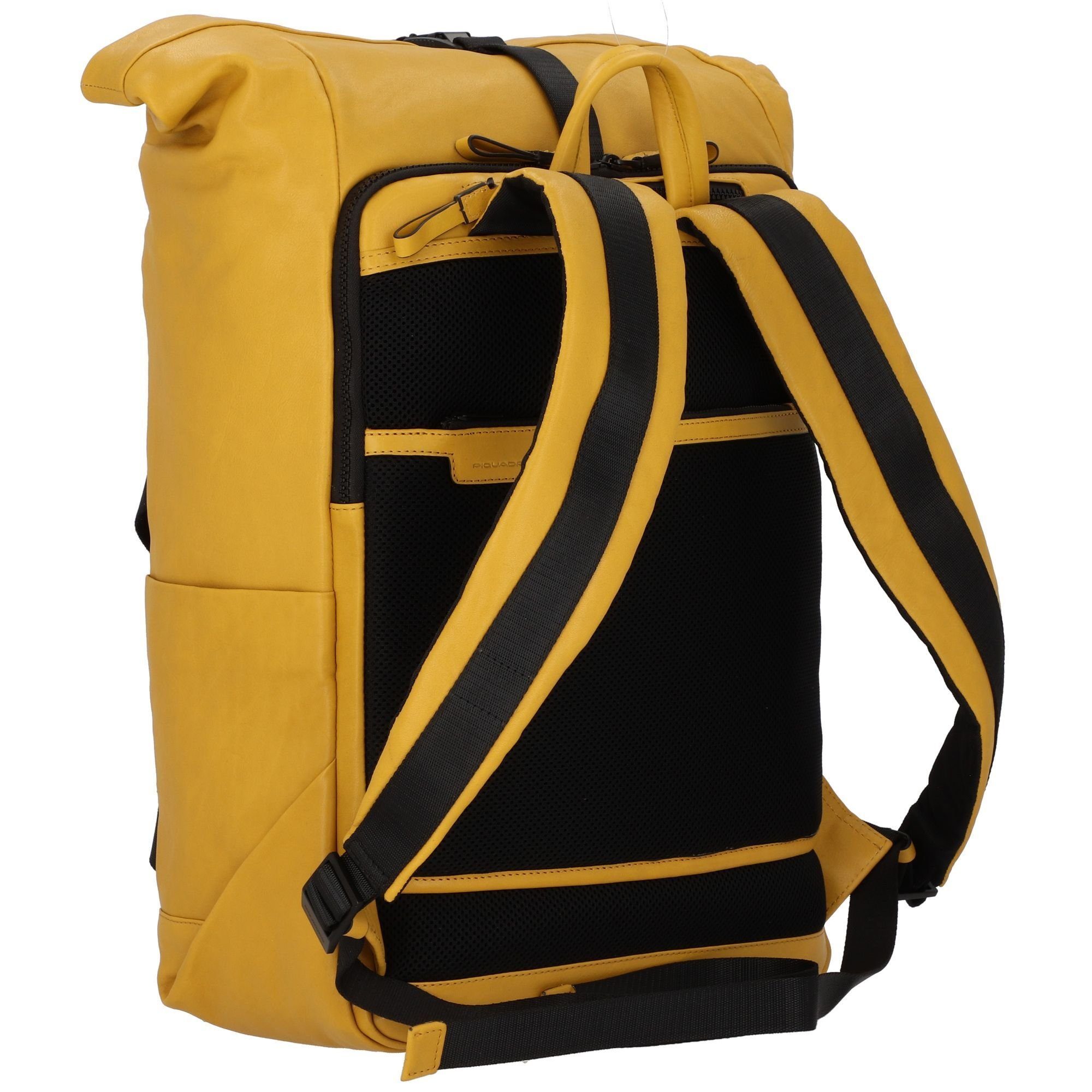 Harper, Leder Piquadro Laptoprucksack yellow