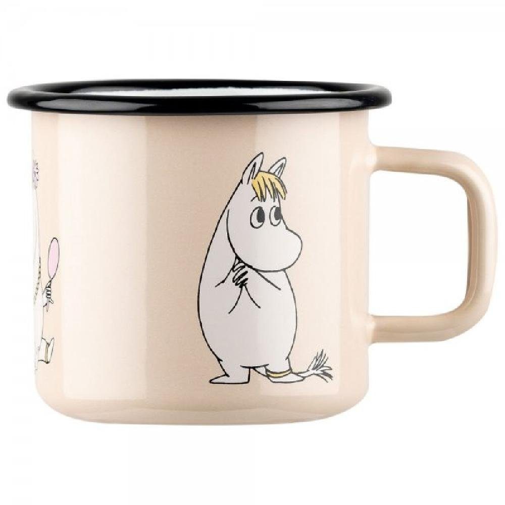 Muurla Kindergeschirr-Set Tasse Mumins Snorkfäulein Beige (370 ml)