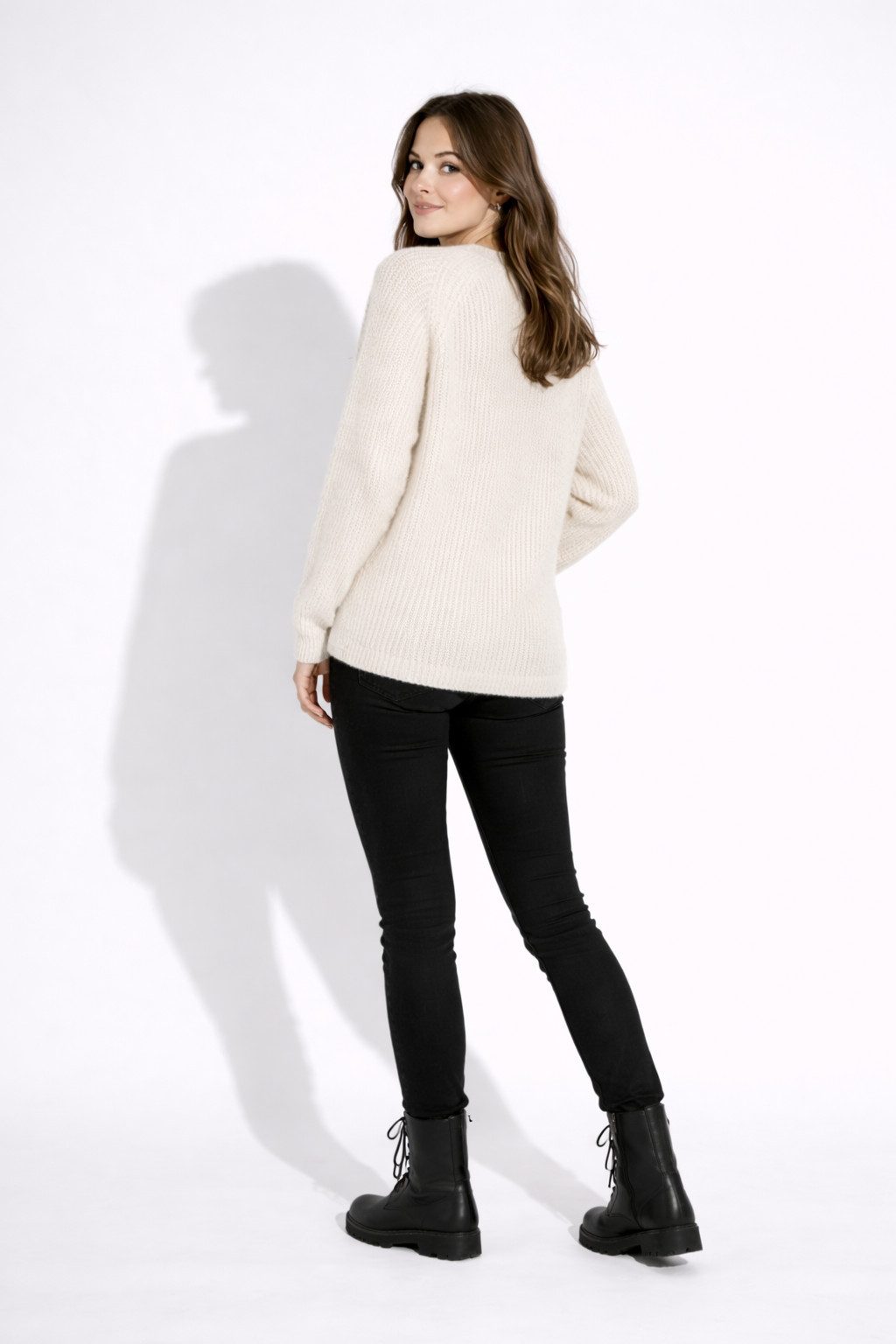 ITALY VIBES Strickjacke - Cardigan - gestrickte Jacke für Damen ONE SIZE / passend für Größe S - XXL