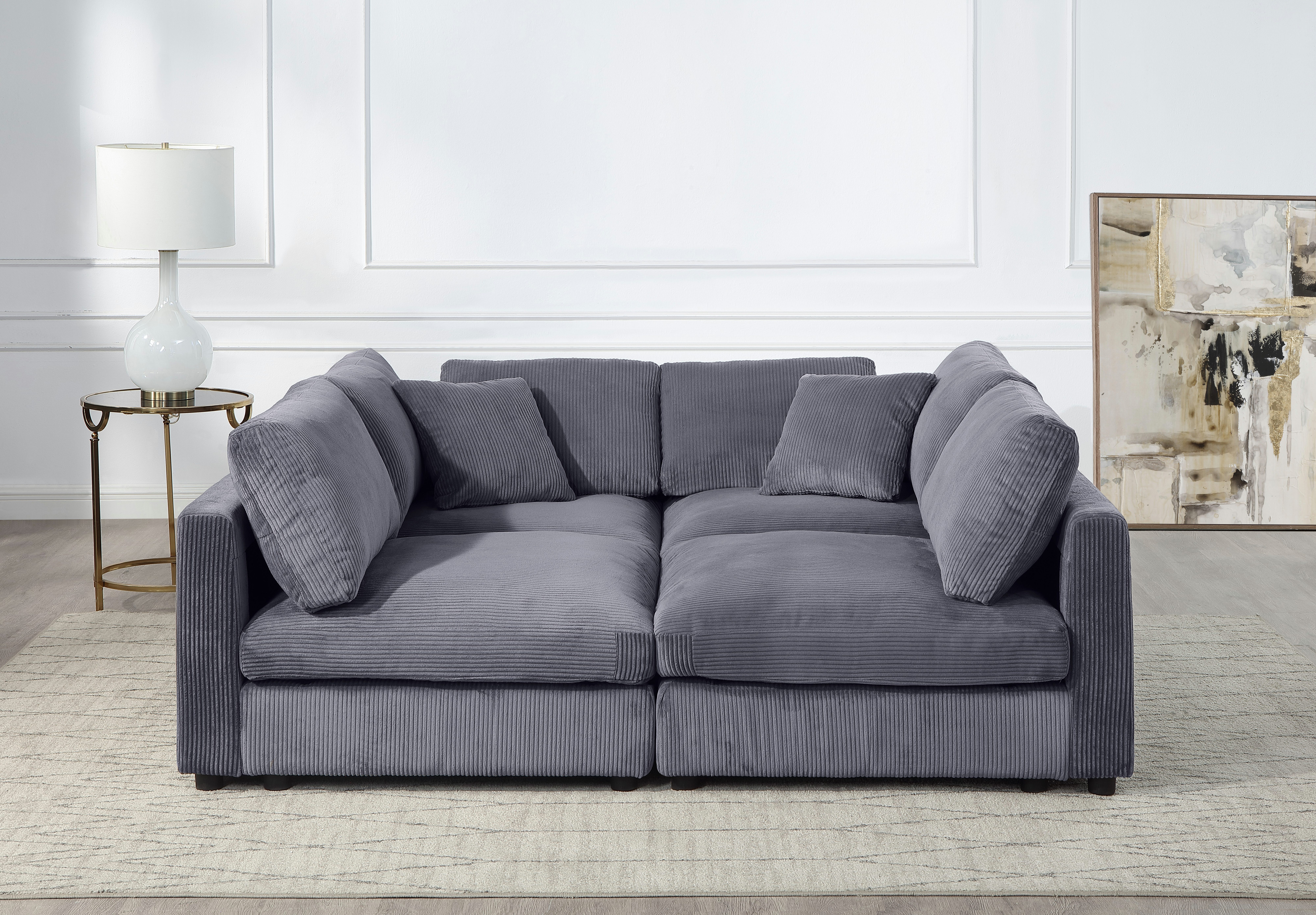 4-Sitzer Bennid, XXL-Modulsofa mit vielen individuellen Stellmöglichkeiten