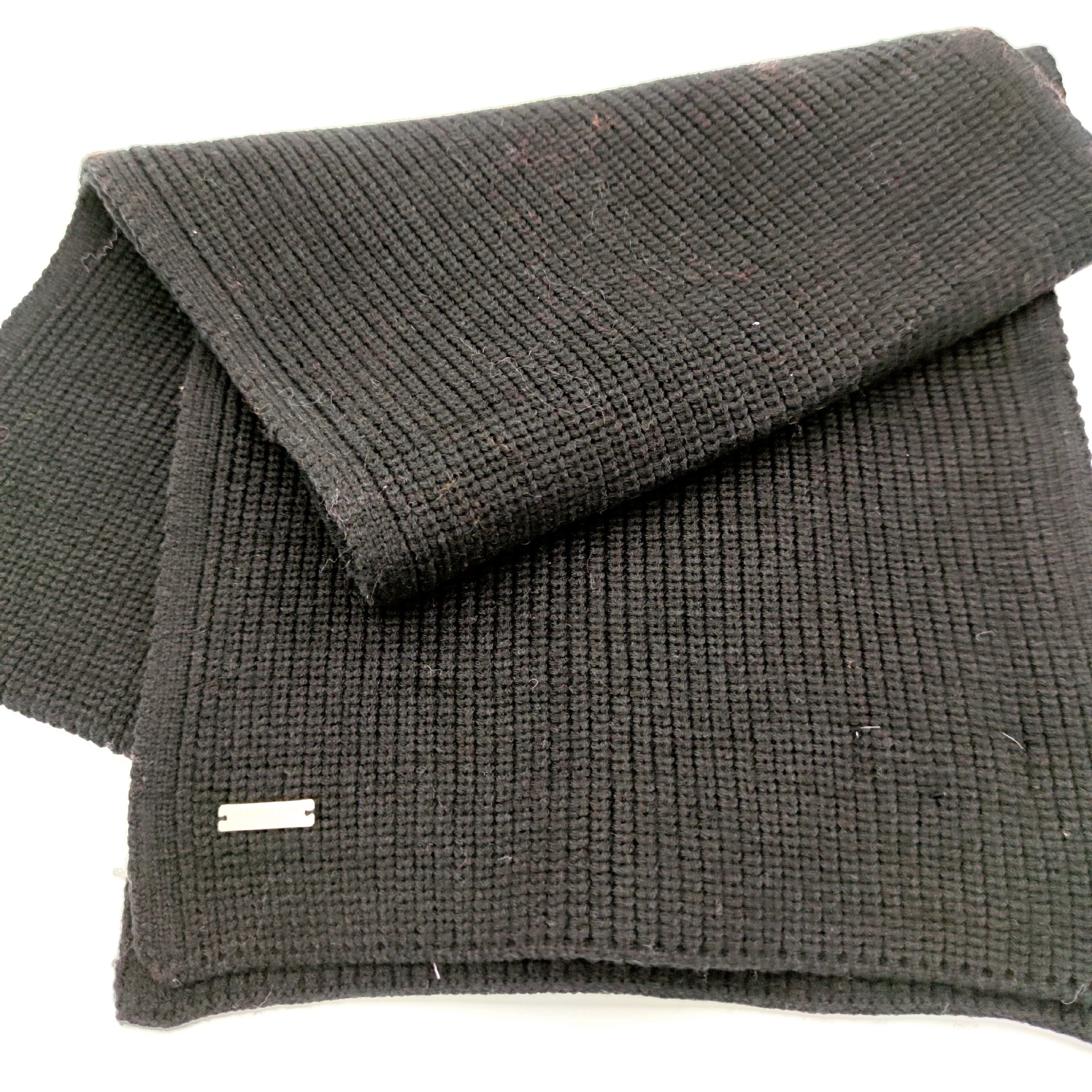 Strickmütze Strickschal black
