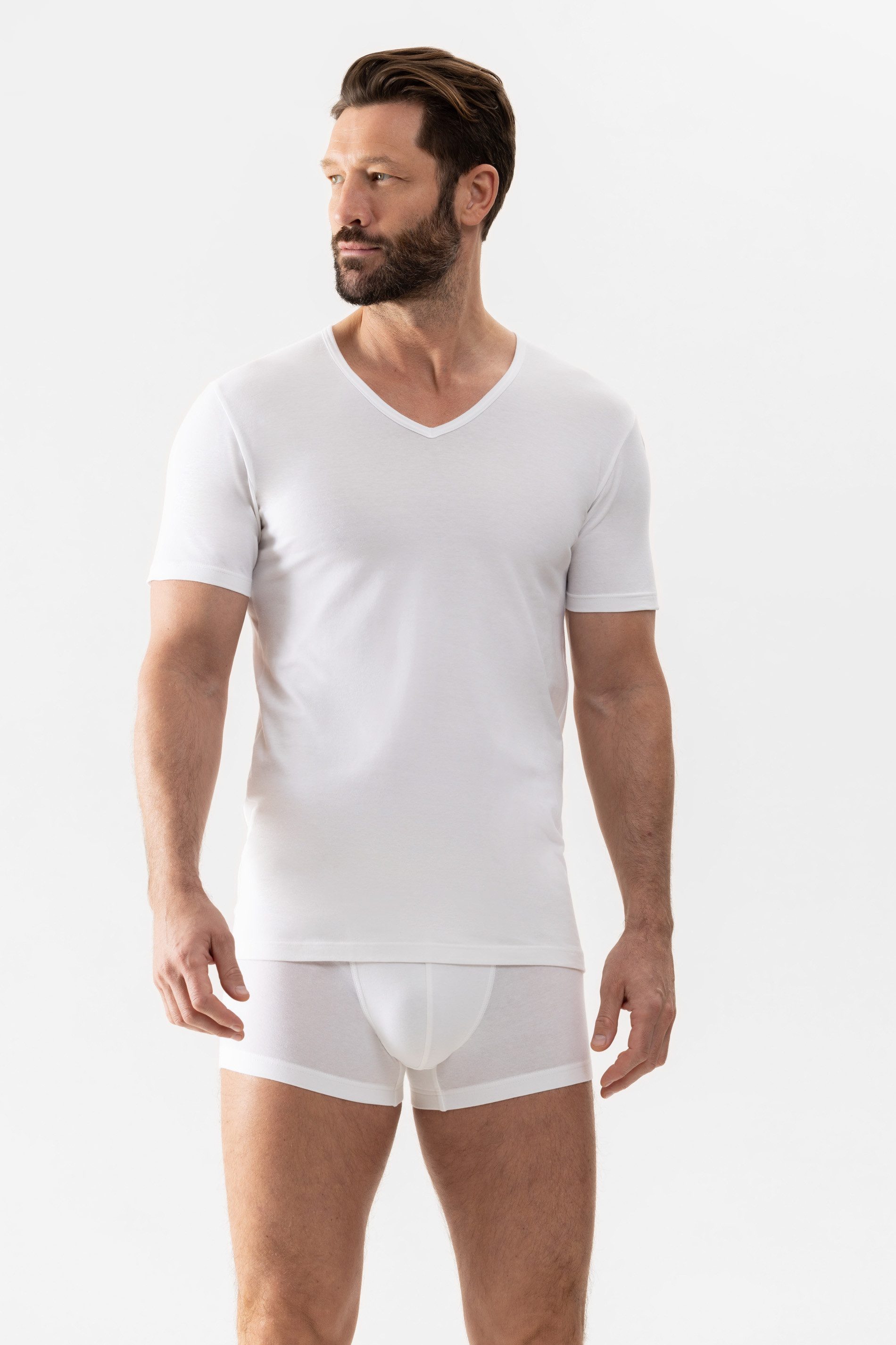 Unterziehshirt Mey Herren V-Neck Serie RE:THINK Uni