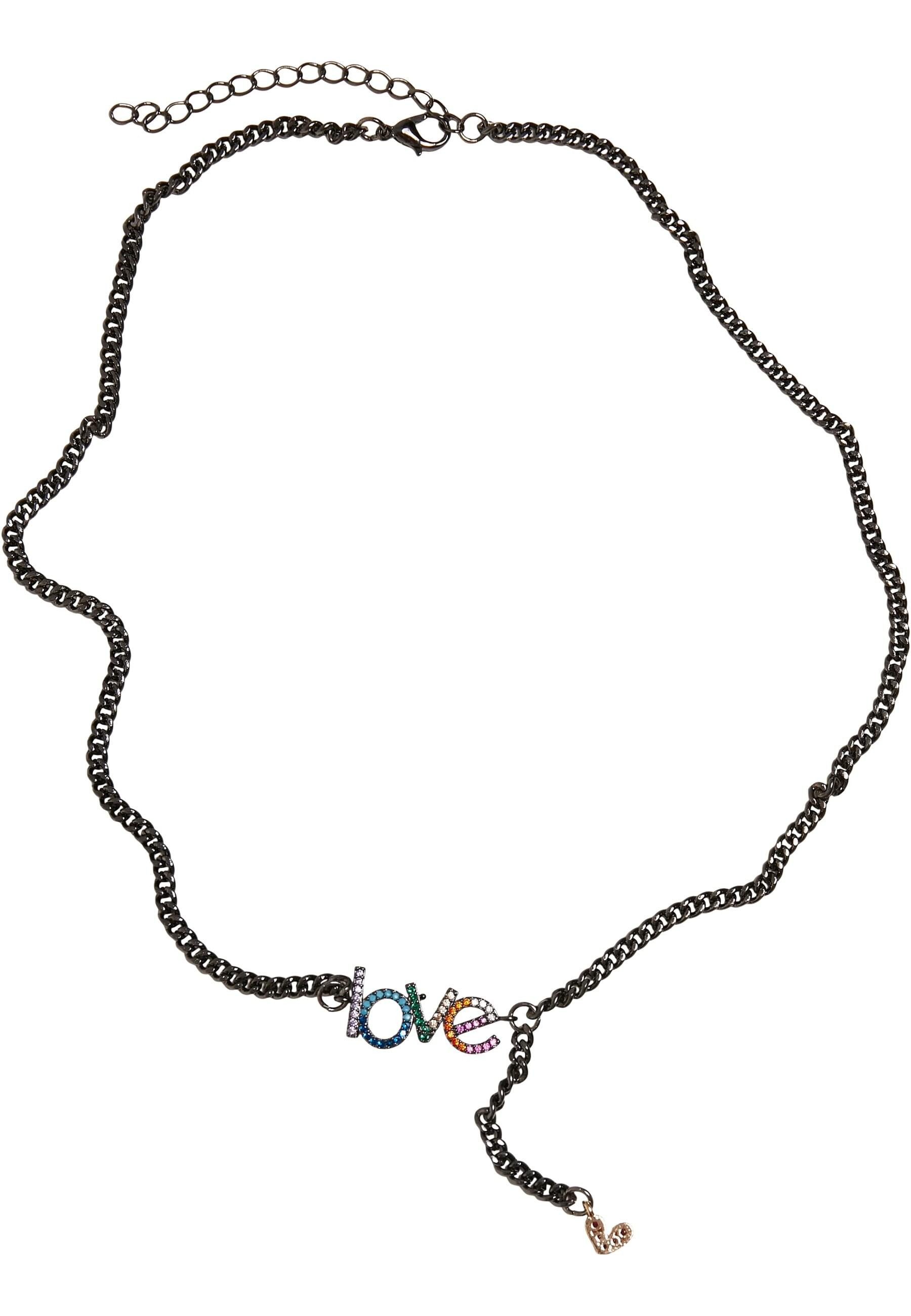 URBAN CLASSICS Edelstahlkette Urban Classics Unisex Love Necklace günstig online kaufen