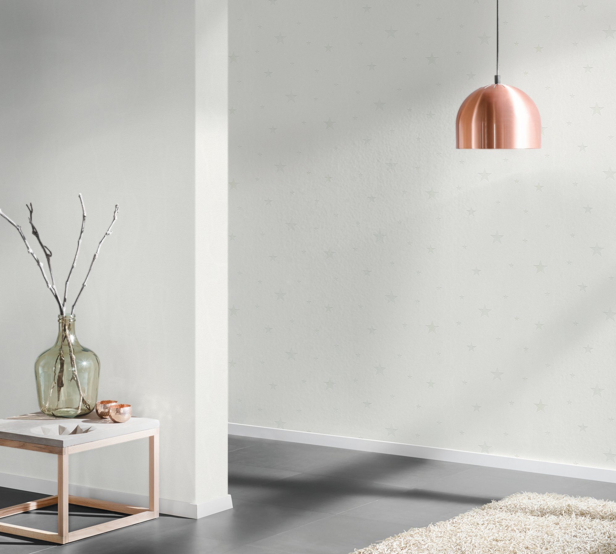 A.S. Création Vliestapete Il Decoro leuchtet im Dunkeln, strukturiert, Motiv, Sterntapete Tapete Kinderzimmer – Bild 5 von 5