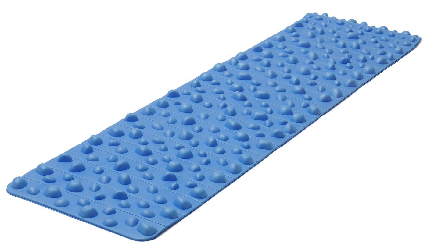 Yogistar Massagerolle Fuß Massage Board Basic (Standard, 1-tlg), Rollbares Fuß-Massage-Board mit Noppen. blau